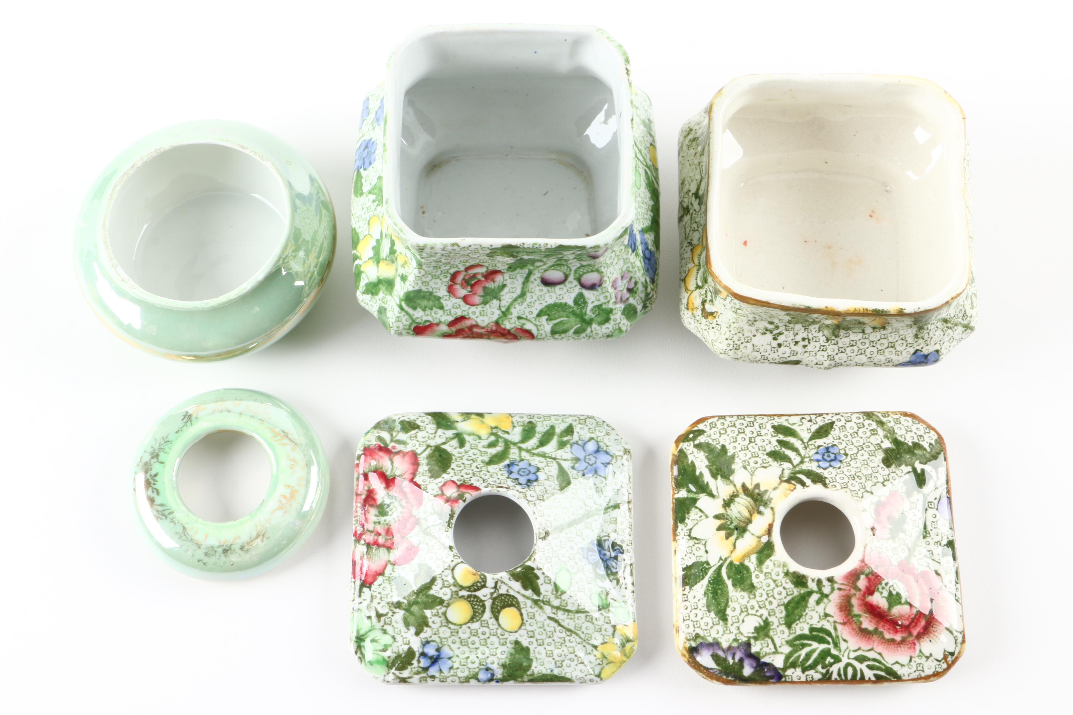 Assortment of Vintage Hair Receivers EBTH