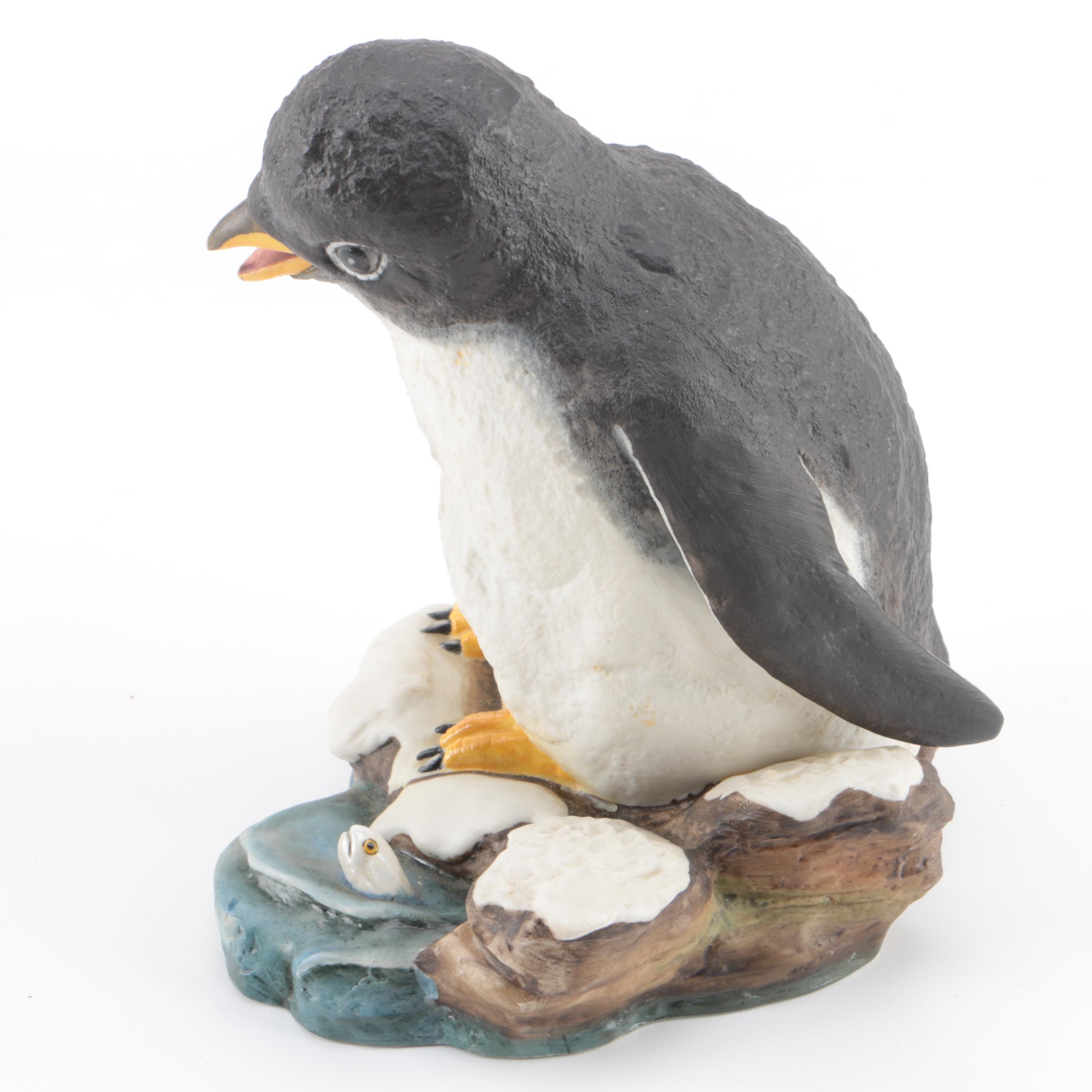 Boehm Porcelain Gentoo Penguin Figurine EBTH