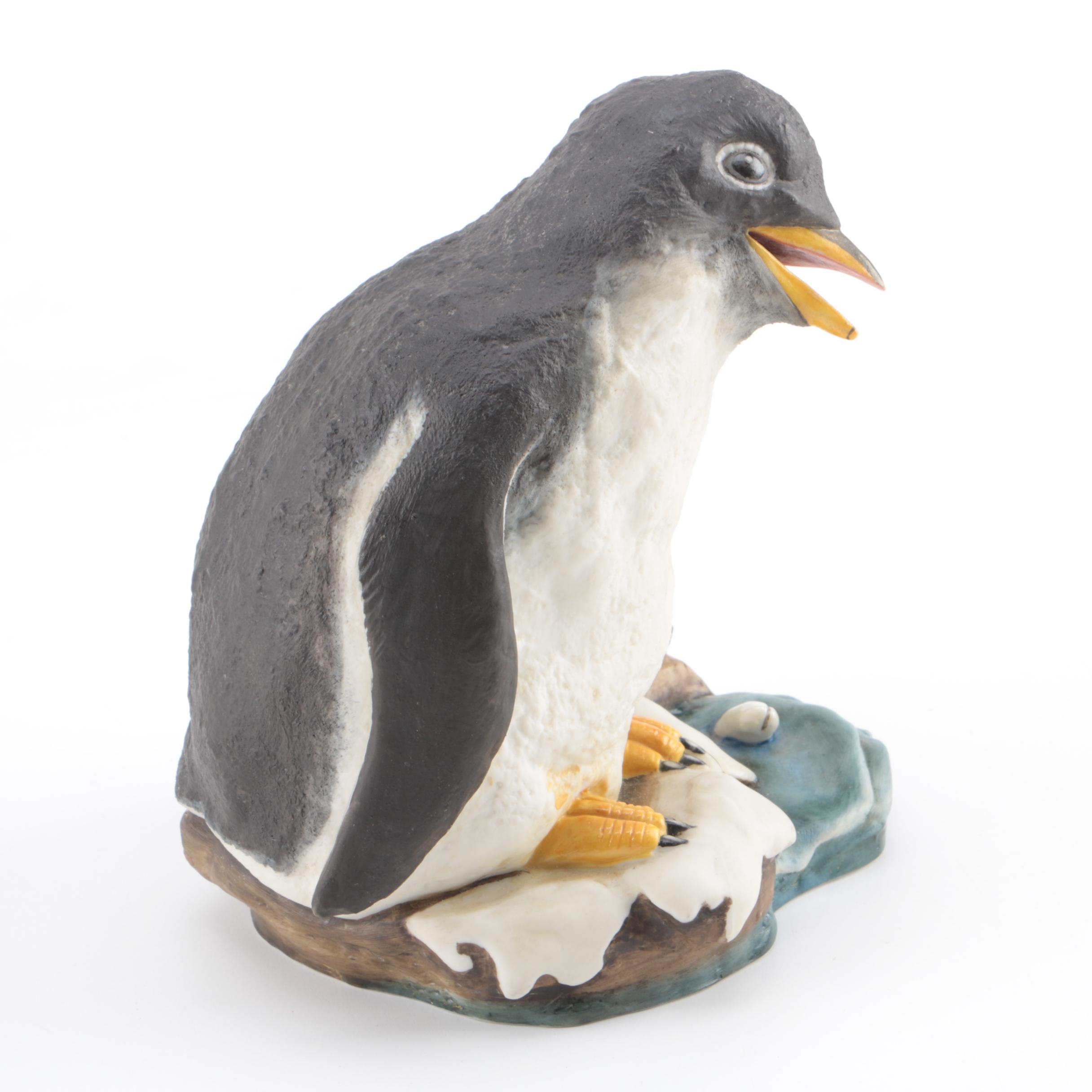 Boehm Porcelain Gentoo Penguin Figurine EBTH