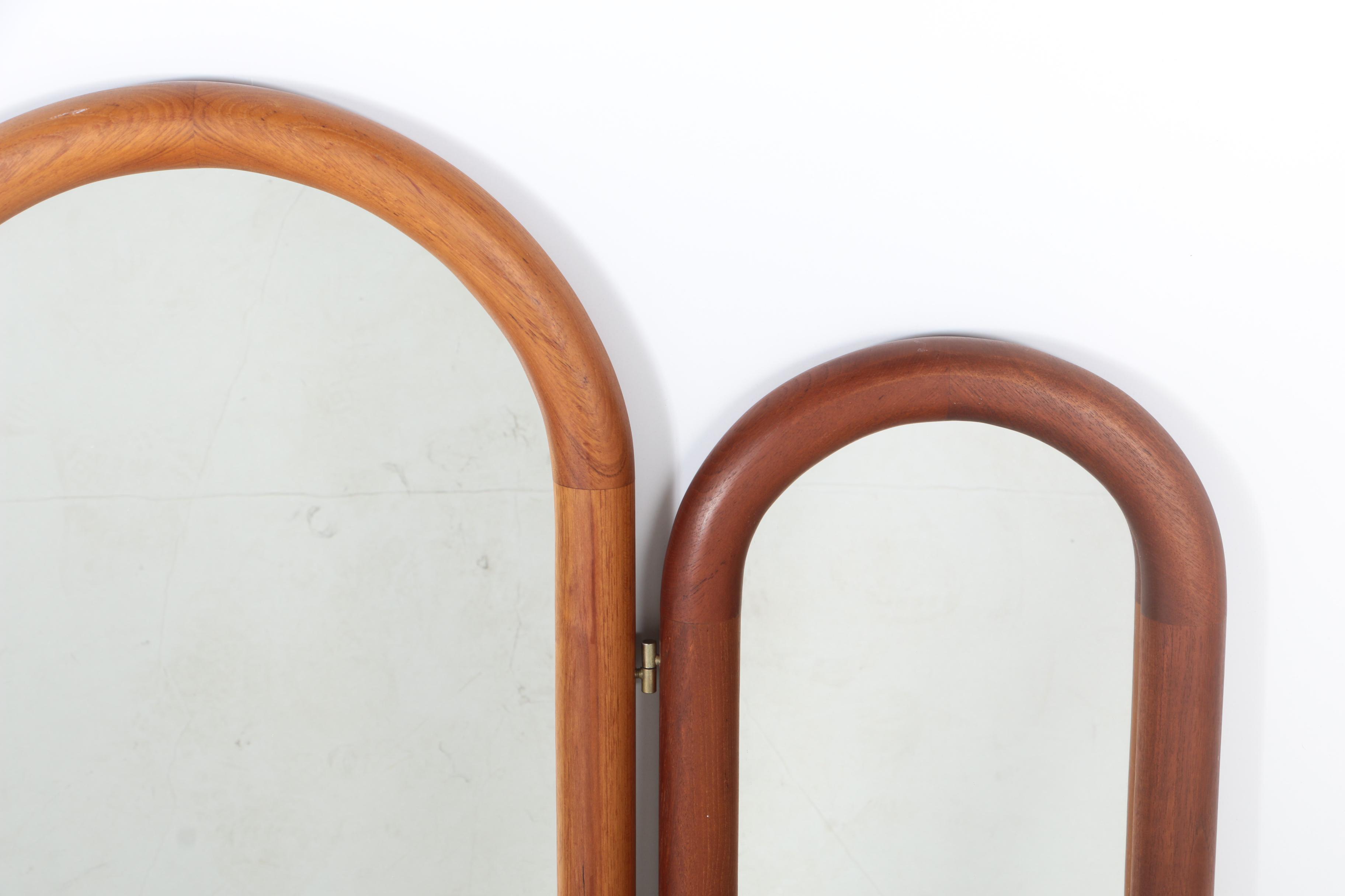 Danish Modern Hinged Vanity Mirrors by Schionning & Elgaard EBTH