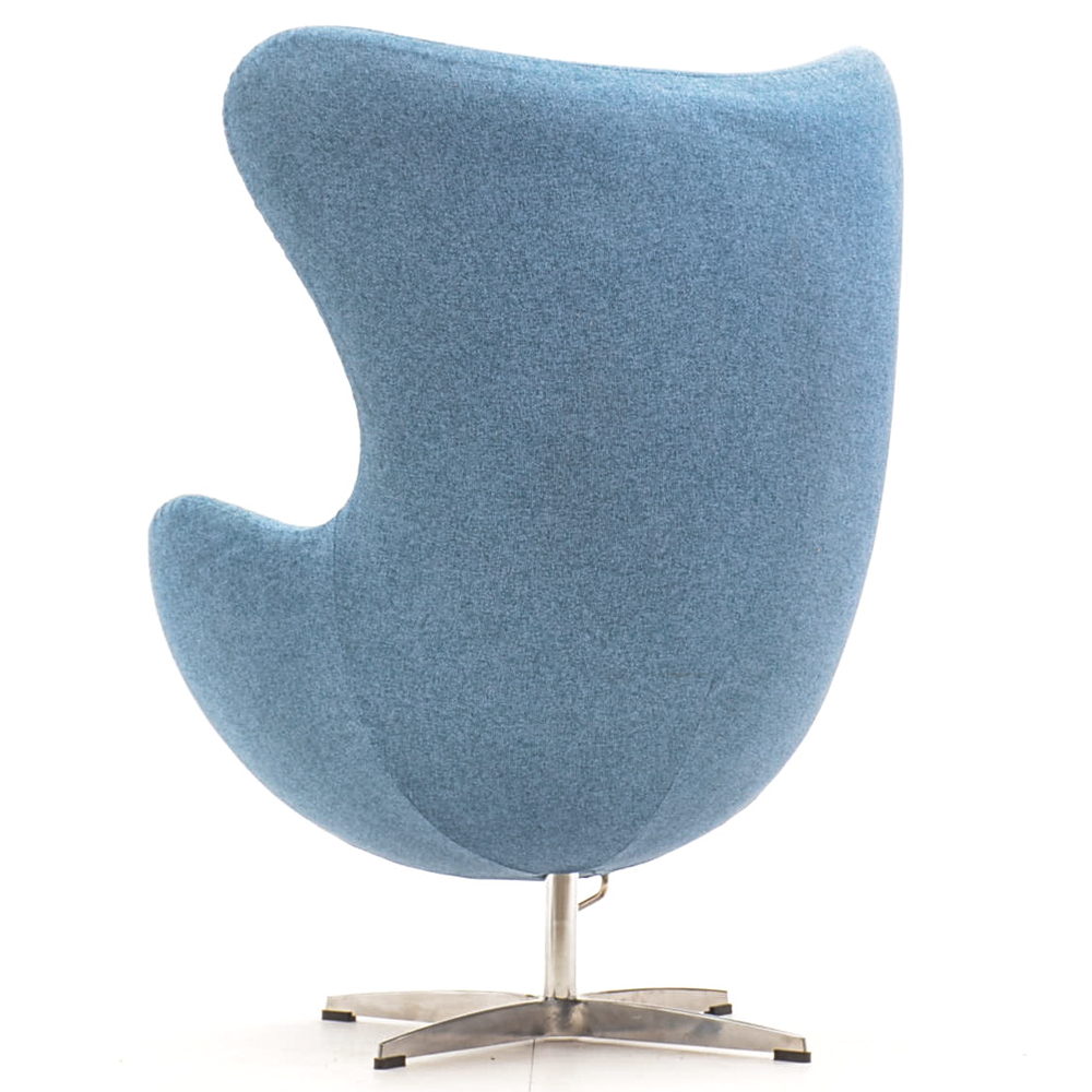 Mid Century Modern Style Egg Chair and Ottoman | EBTH