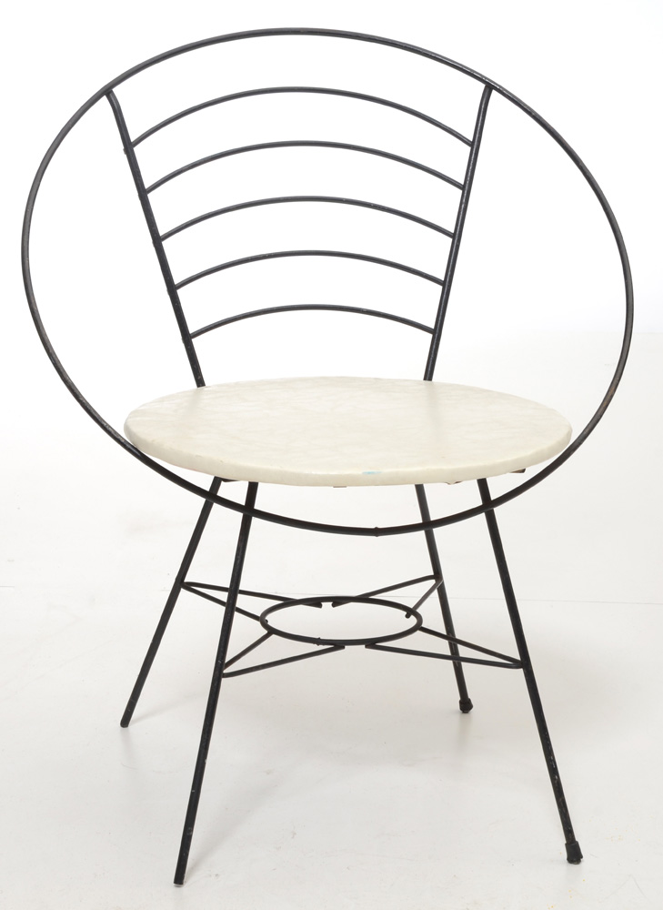 Two Mid Century Modern Outdoor Hoop Chairs EBTH