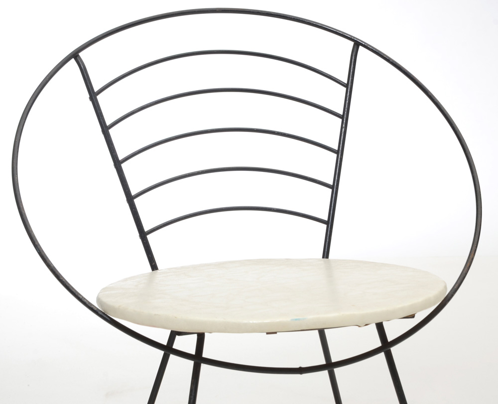 Two Mid Century Modern Outdoor Hoop Chairs EBTH