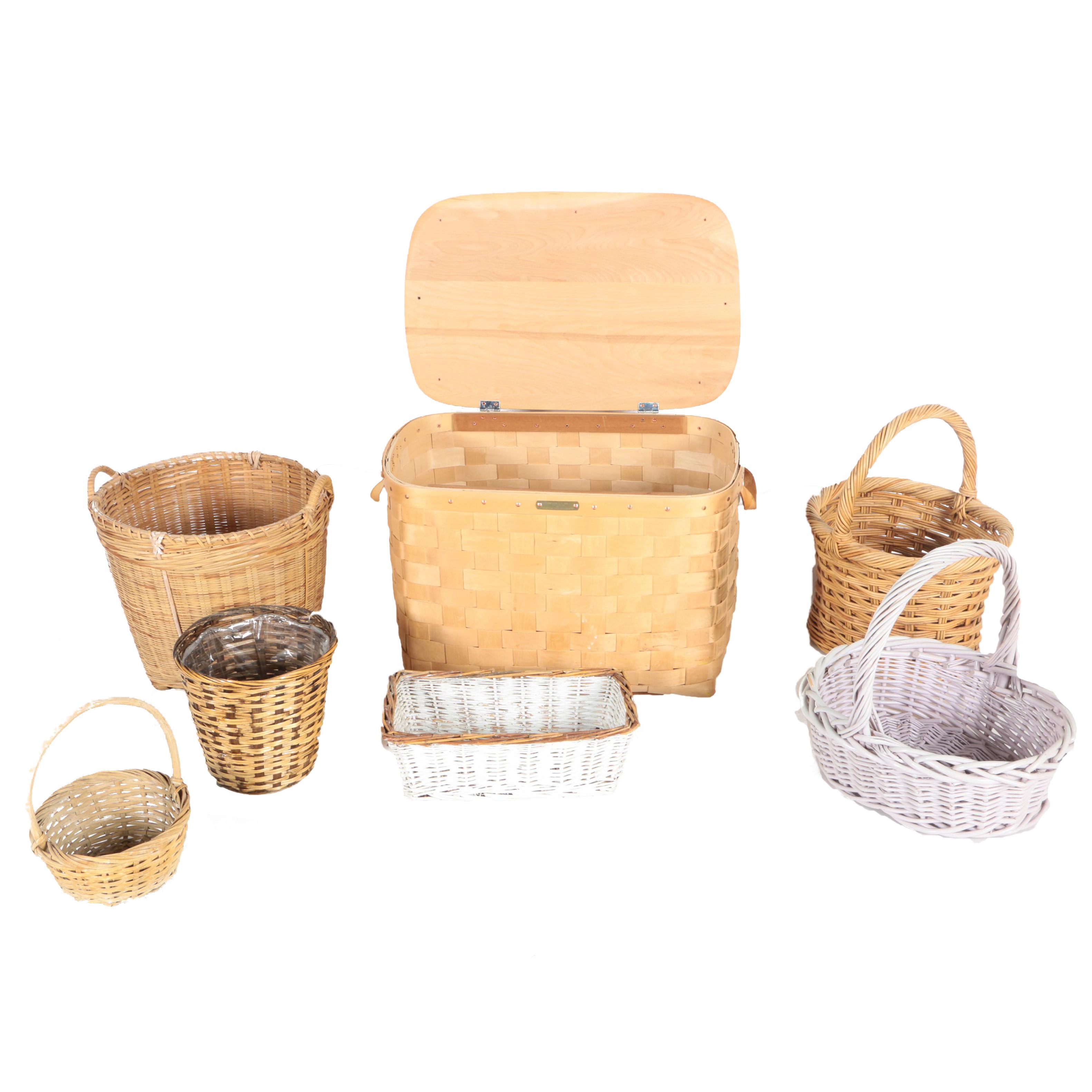 Baskets with an "L.L. Bean by Mountain Trails Basket" EBTH