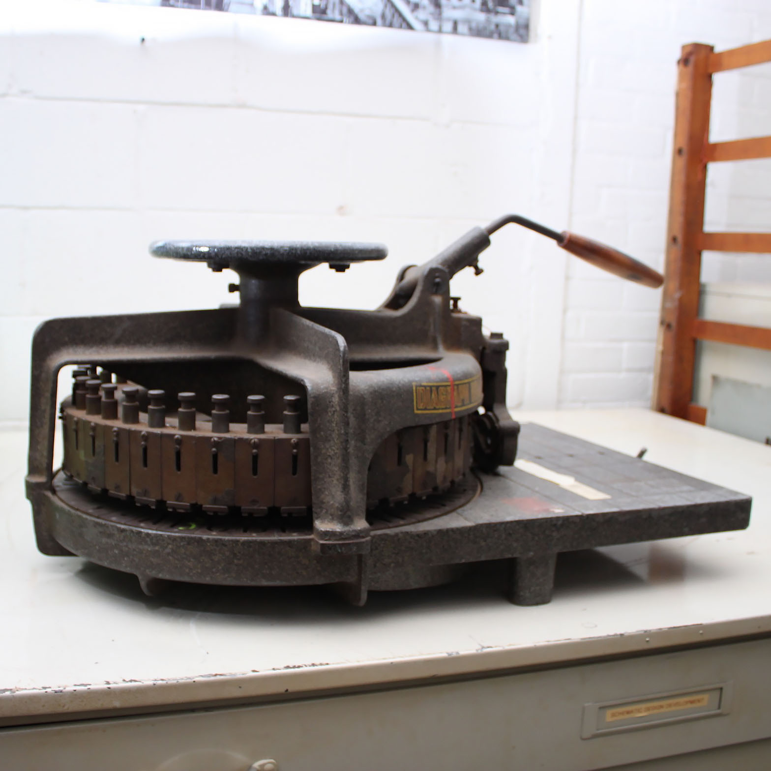 Vintage Diagraph Bradley Industrial Stencil Machine EBTH