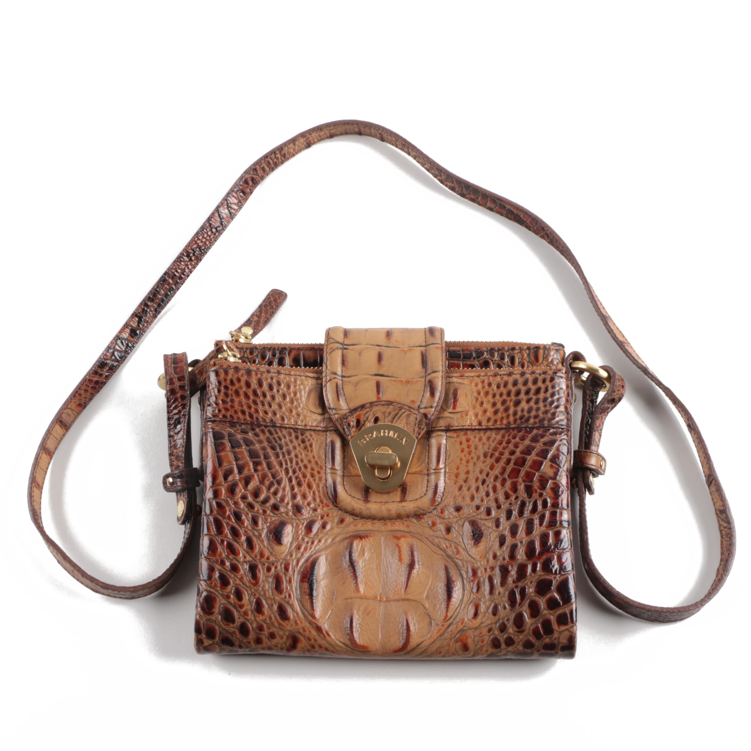 brahmin alligator bag