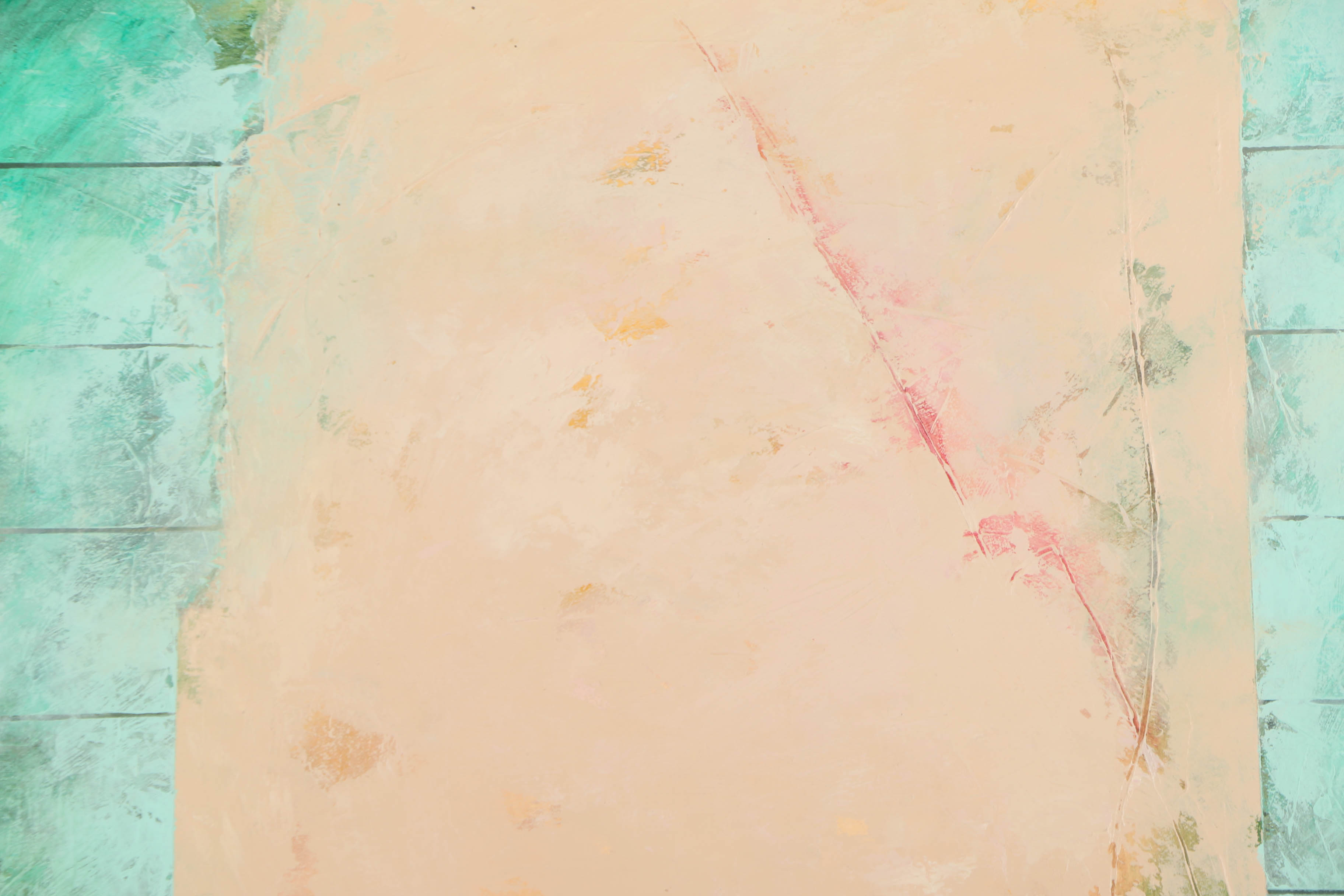 1988 Pates Abstract Oil Painting on Paper EBTH