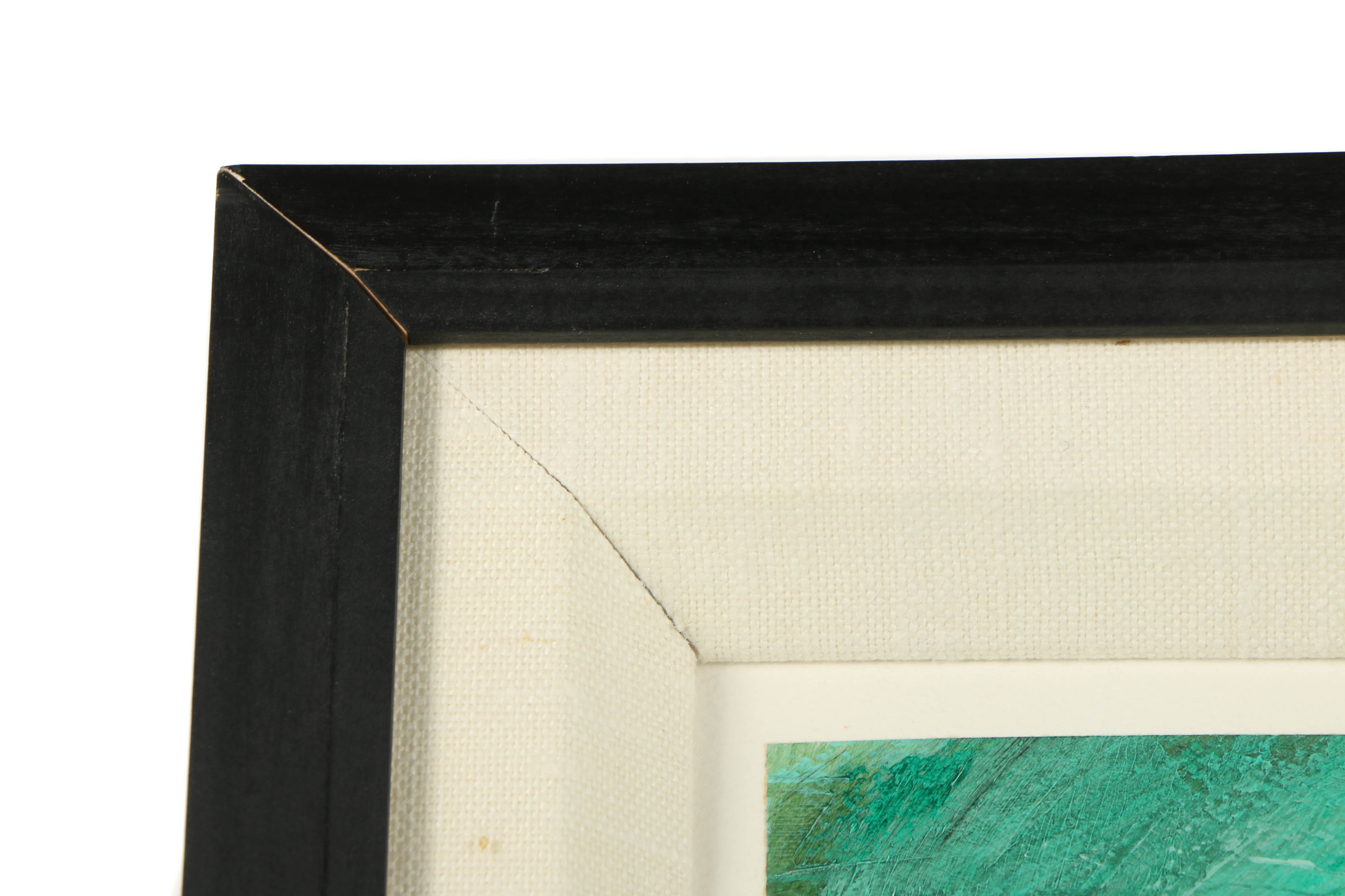 1988 Pates Abstract Oil Painting on Paper EBTH