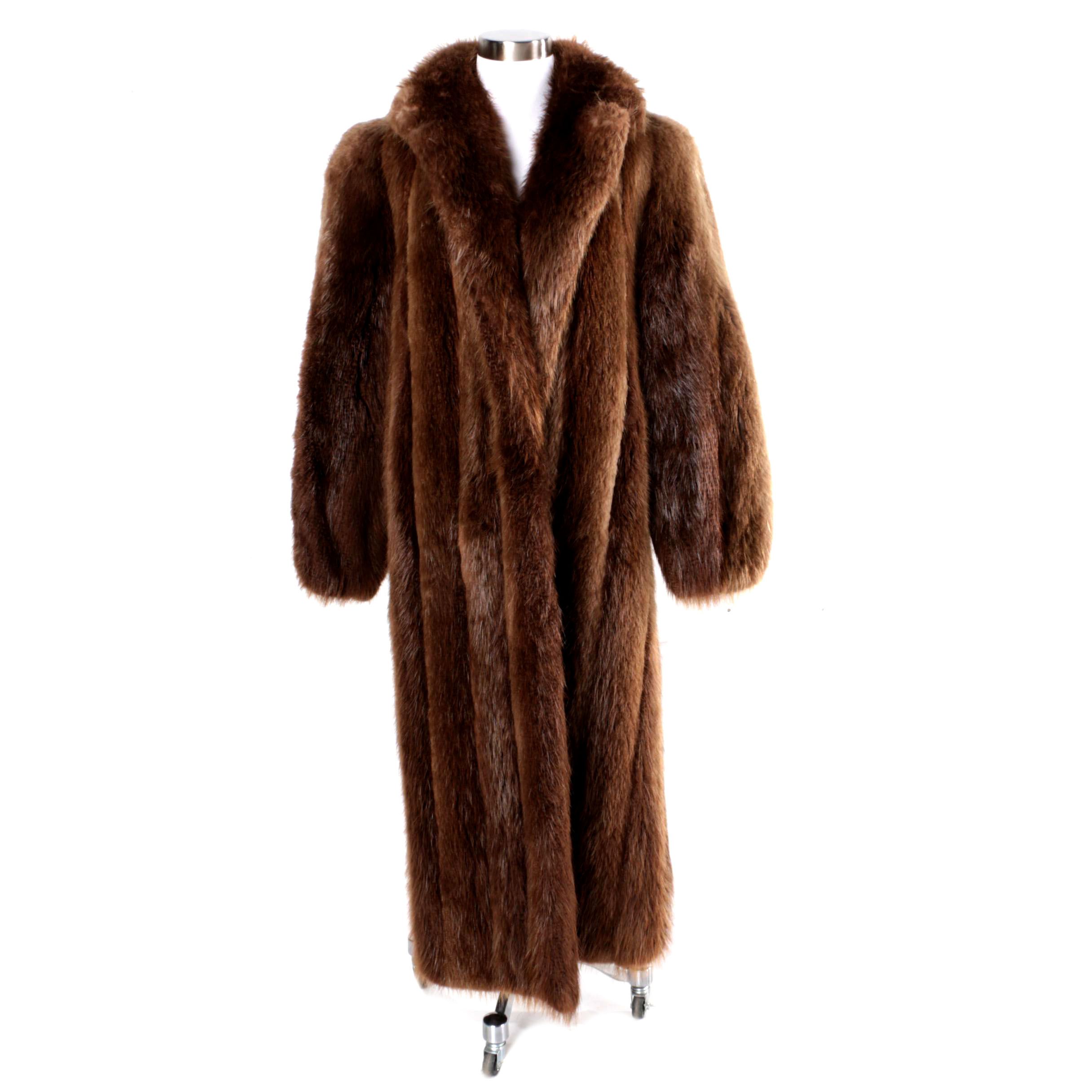Vintage Beaver Fur Coat by Dittrich EBTH