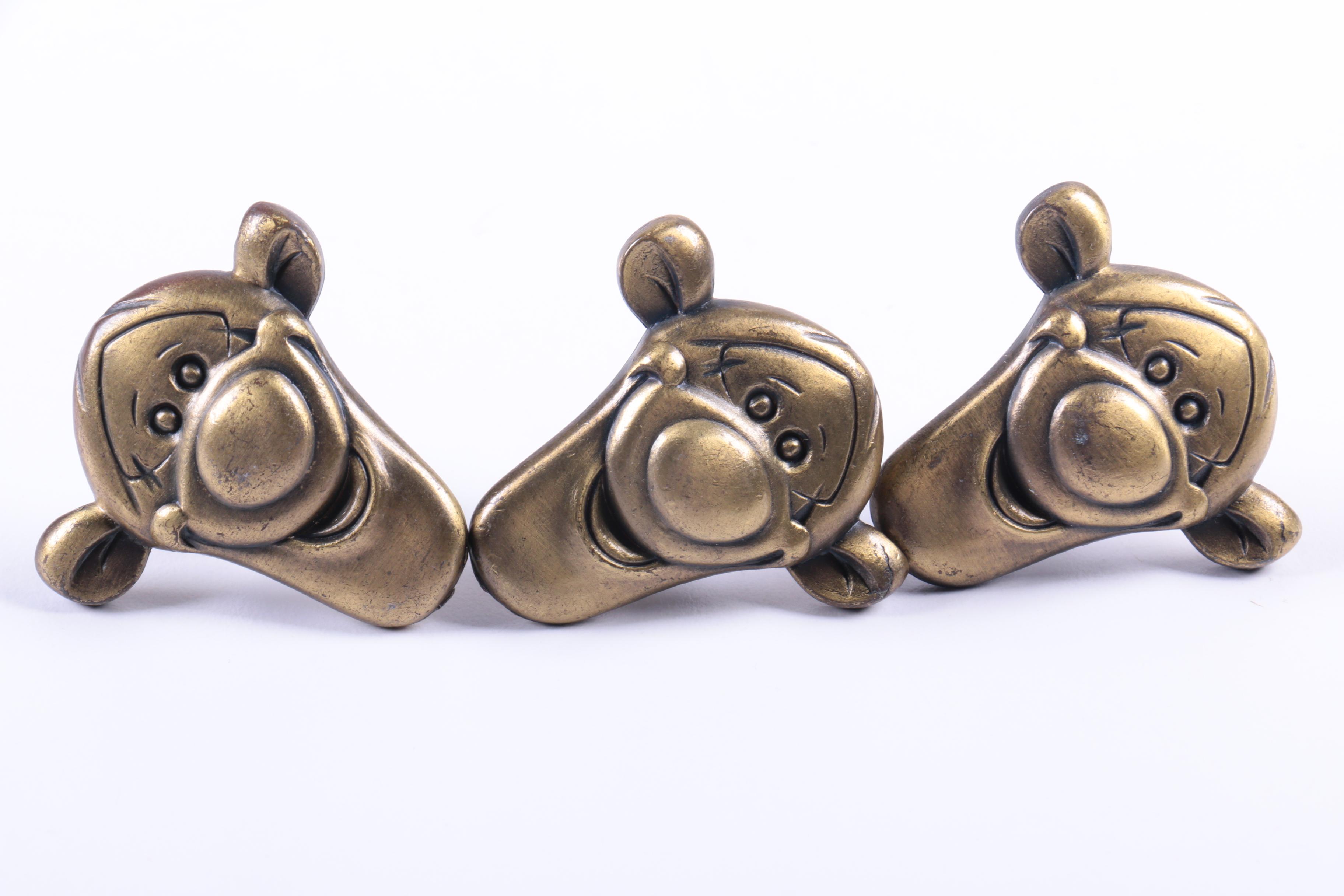 Vintage Disney Character Metal Drawer Pulls EBTH