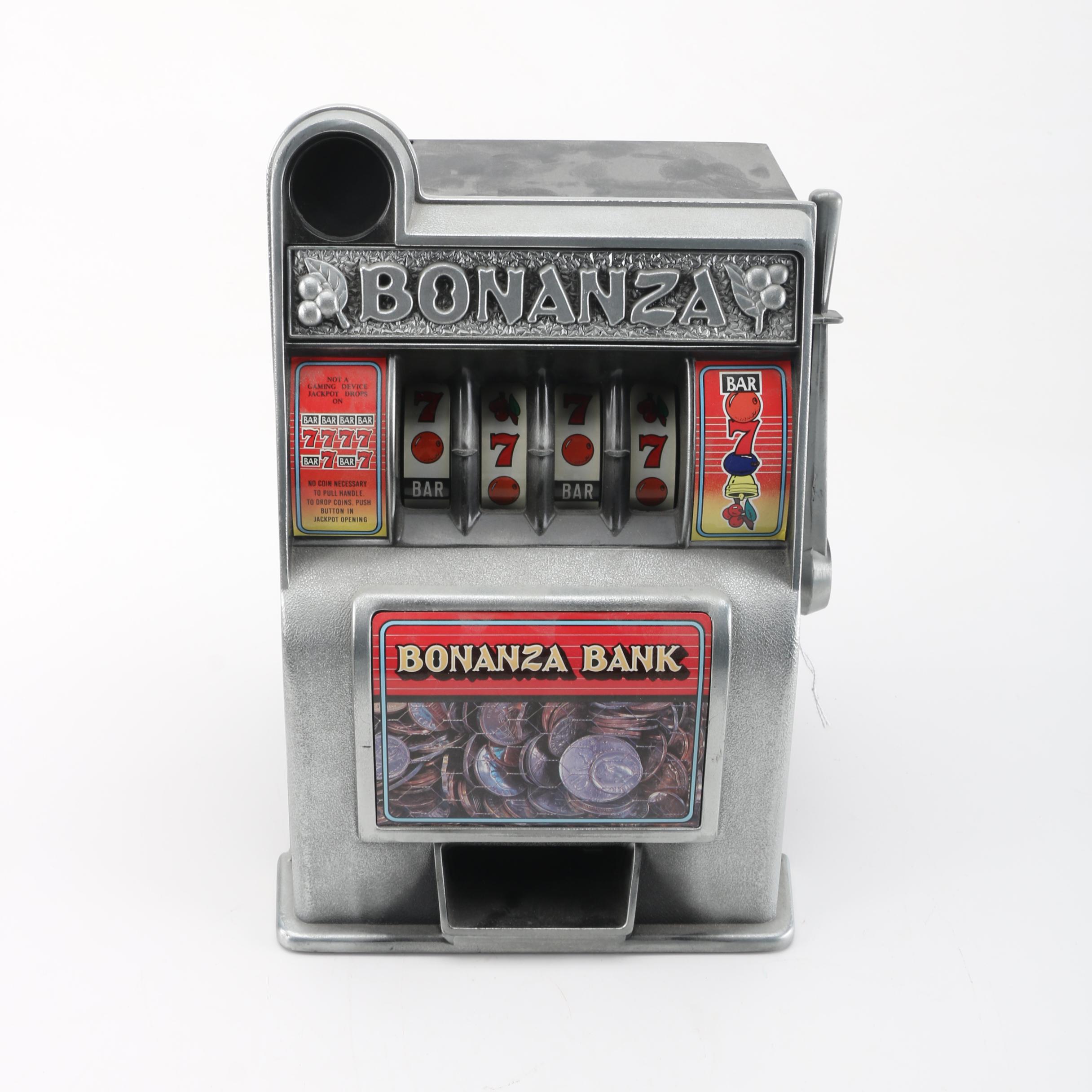 "Bonanza" Slot Machine Bank EBTH