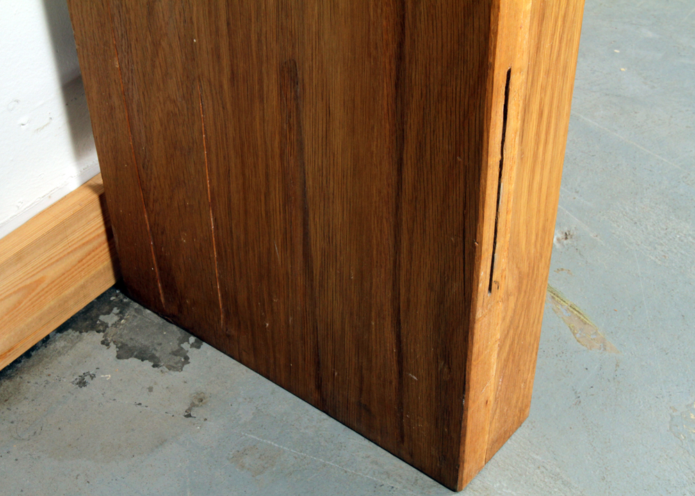 Oak Bookcase Headboard and Frame in FullSize EBTH