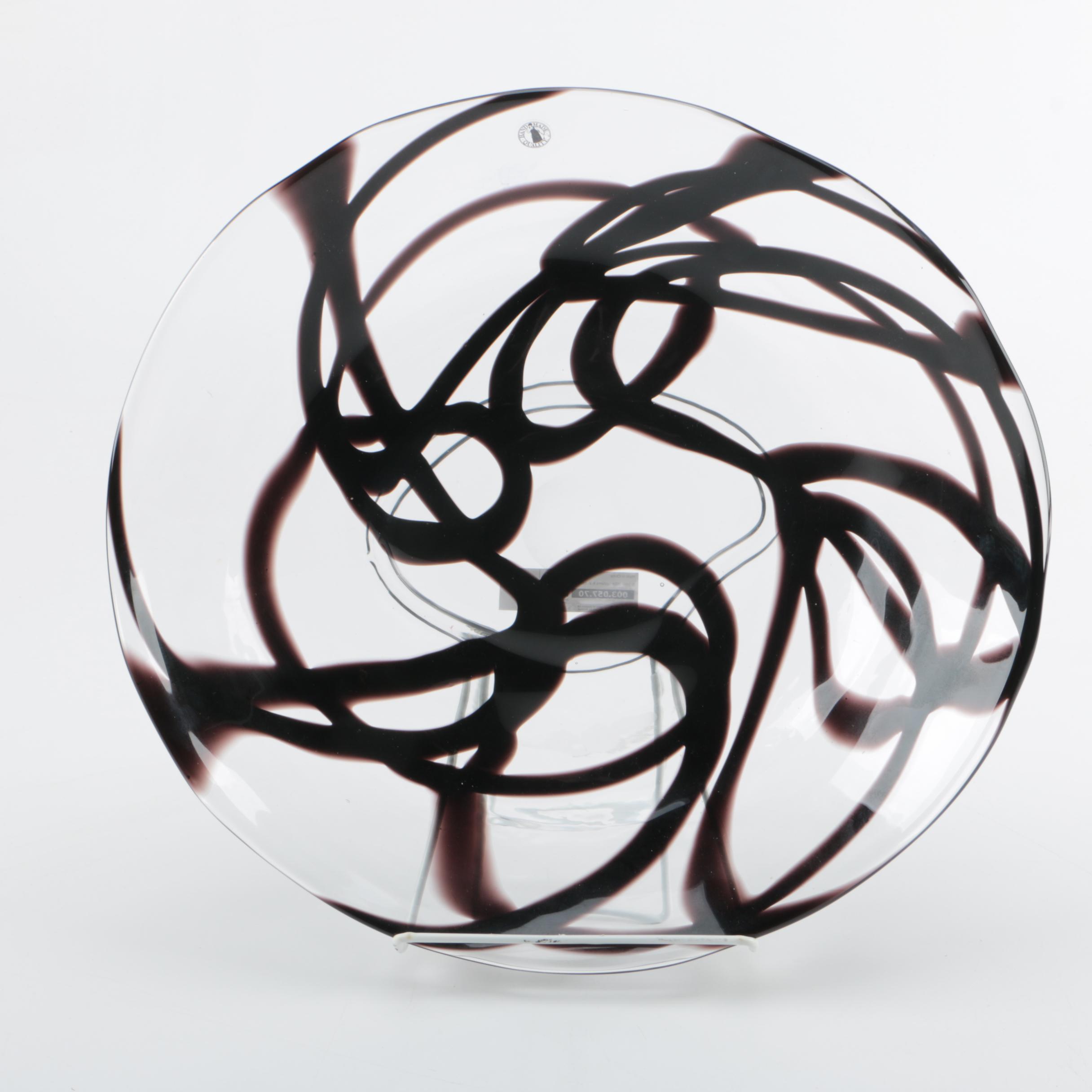 IKEA Handmade Decorative Glass Bowl EBTH