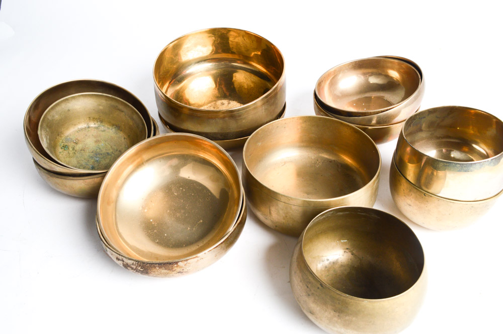 Assorted Brass Home Decor Bowls EBTH