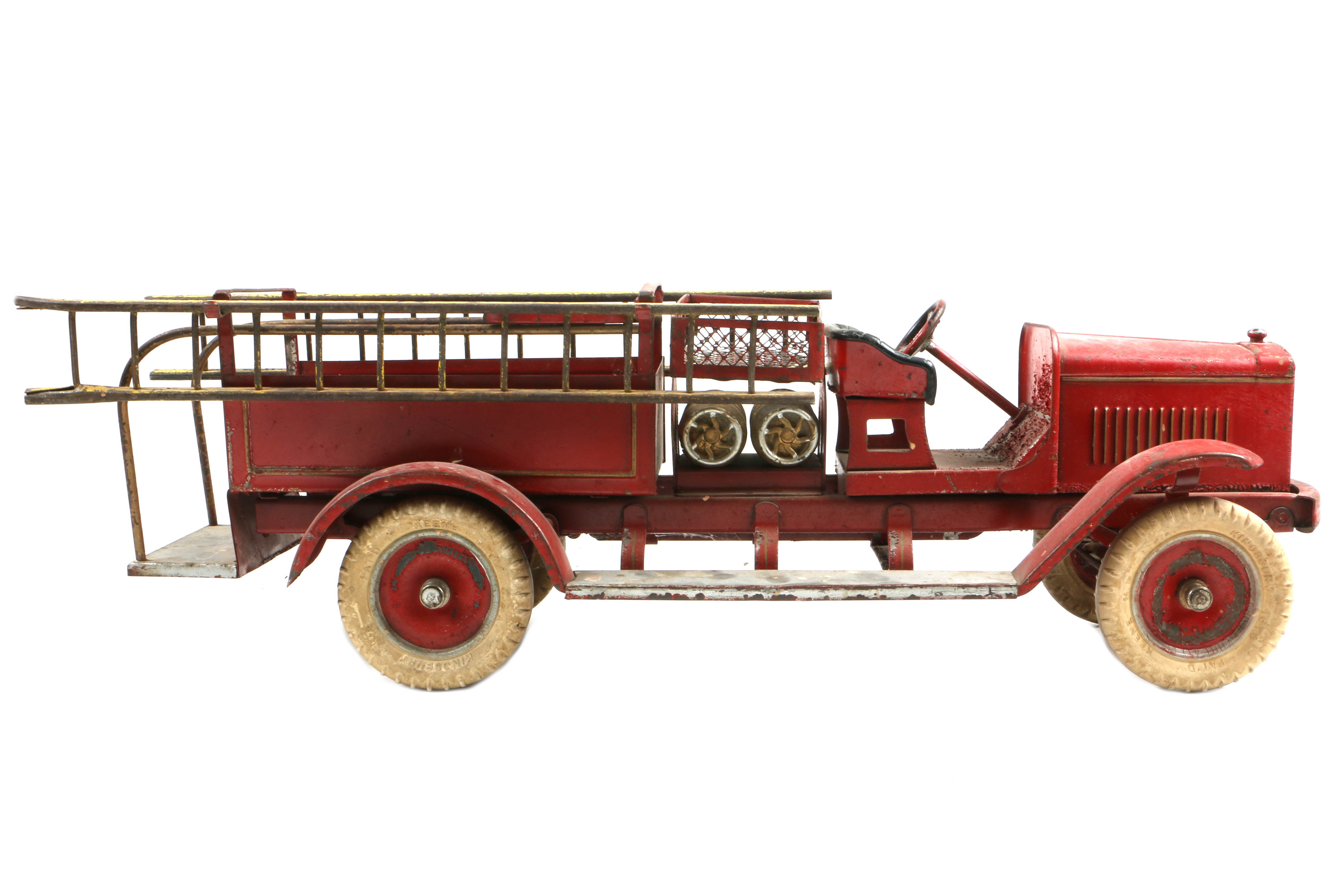 Kingsbury Toys Pressed Steel Chemical Fire Truck EBTH