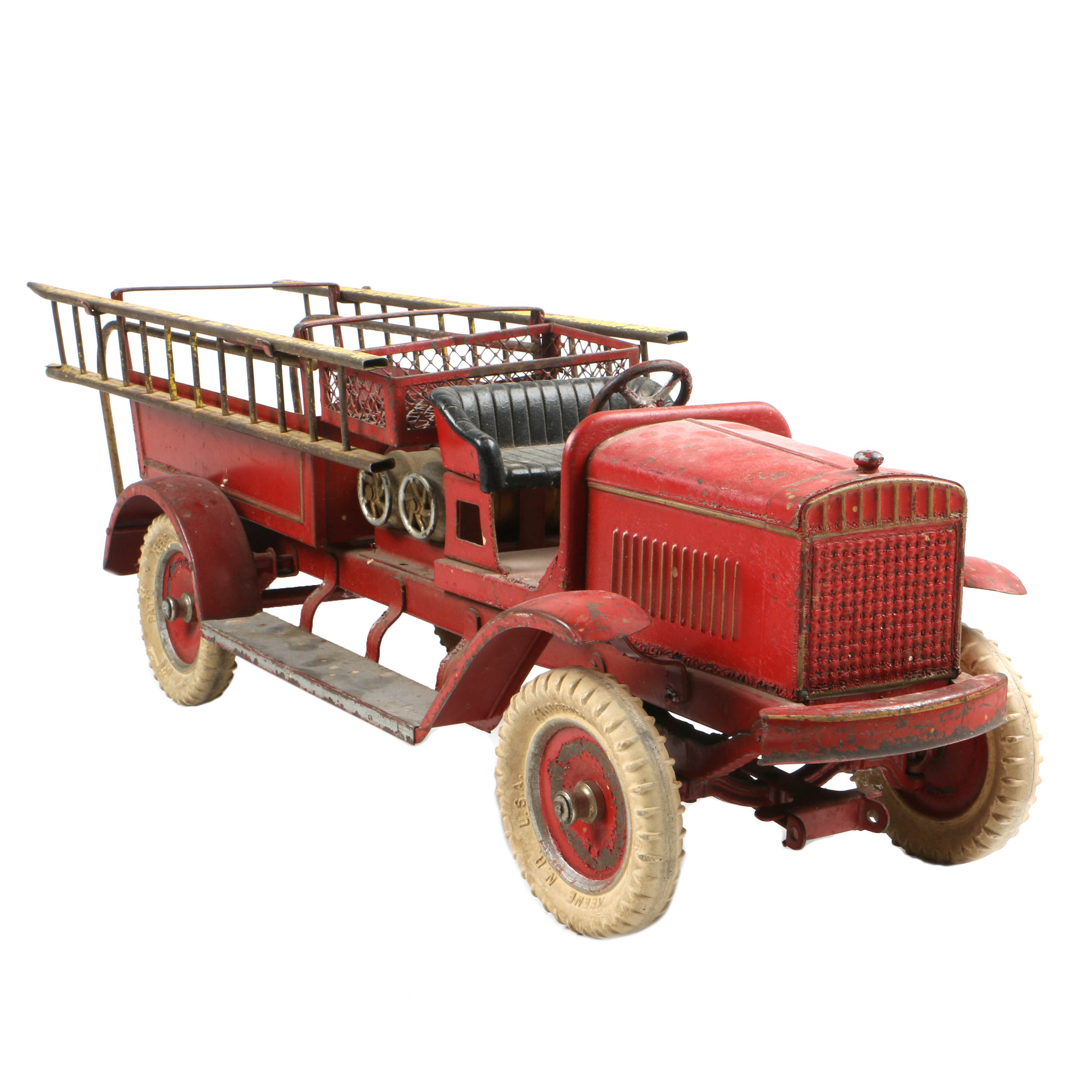 Kingsbury Toys Pressed Steel Chemical Fire Truck EBTH