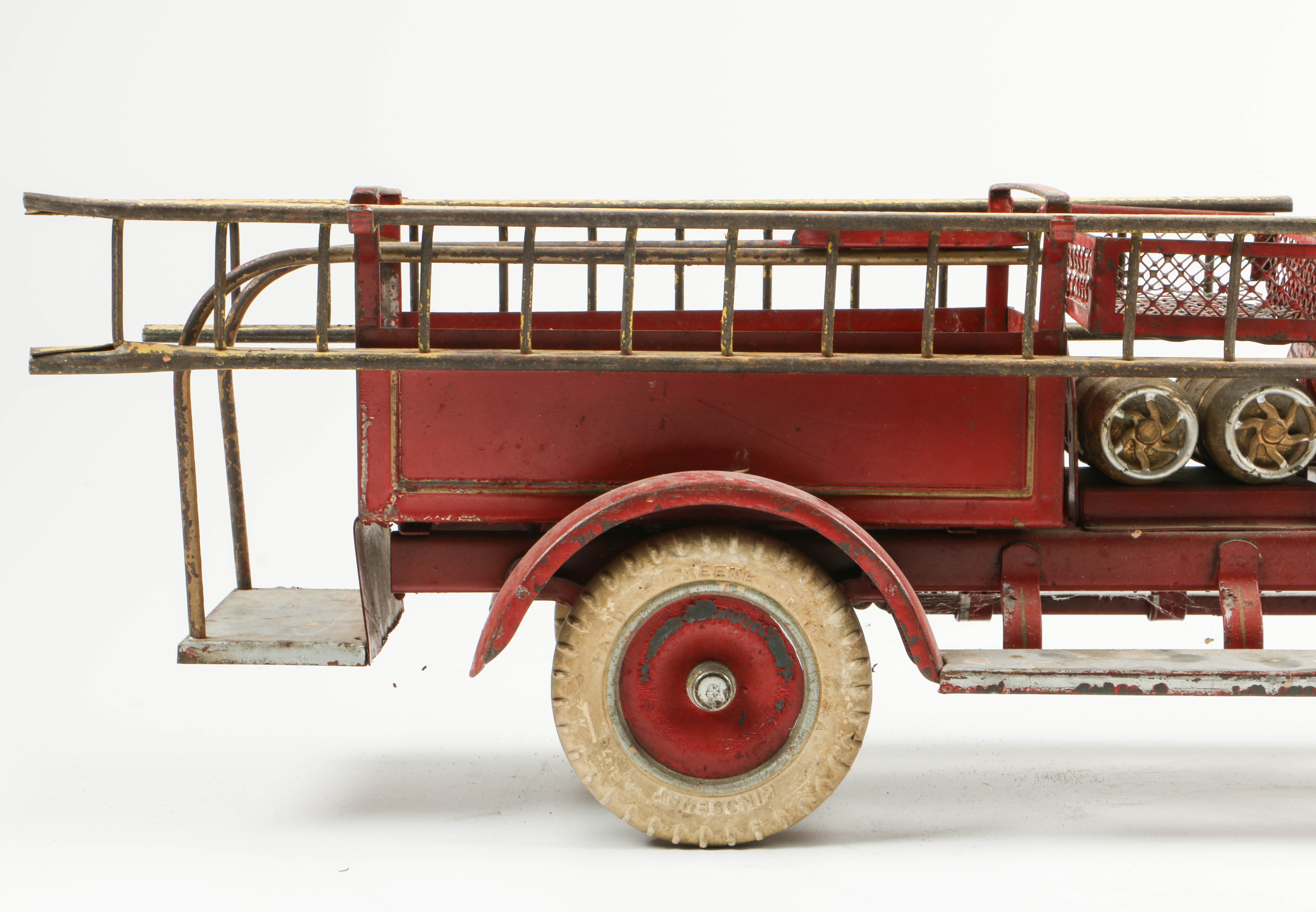 Kingsbury Toys Pressed Steel Chemical Fire Truck EBTH