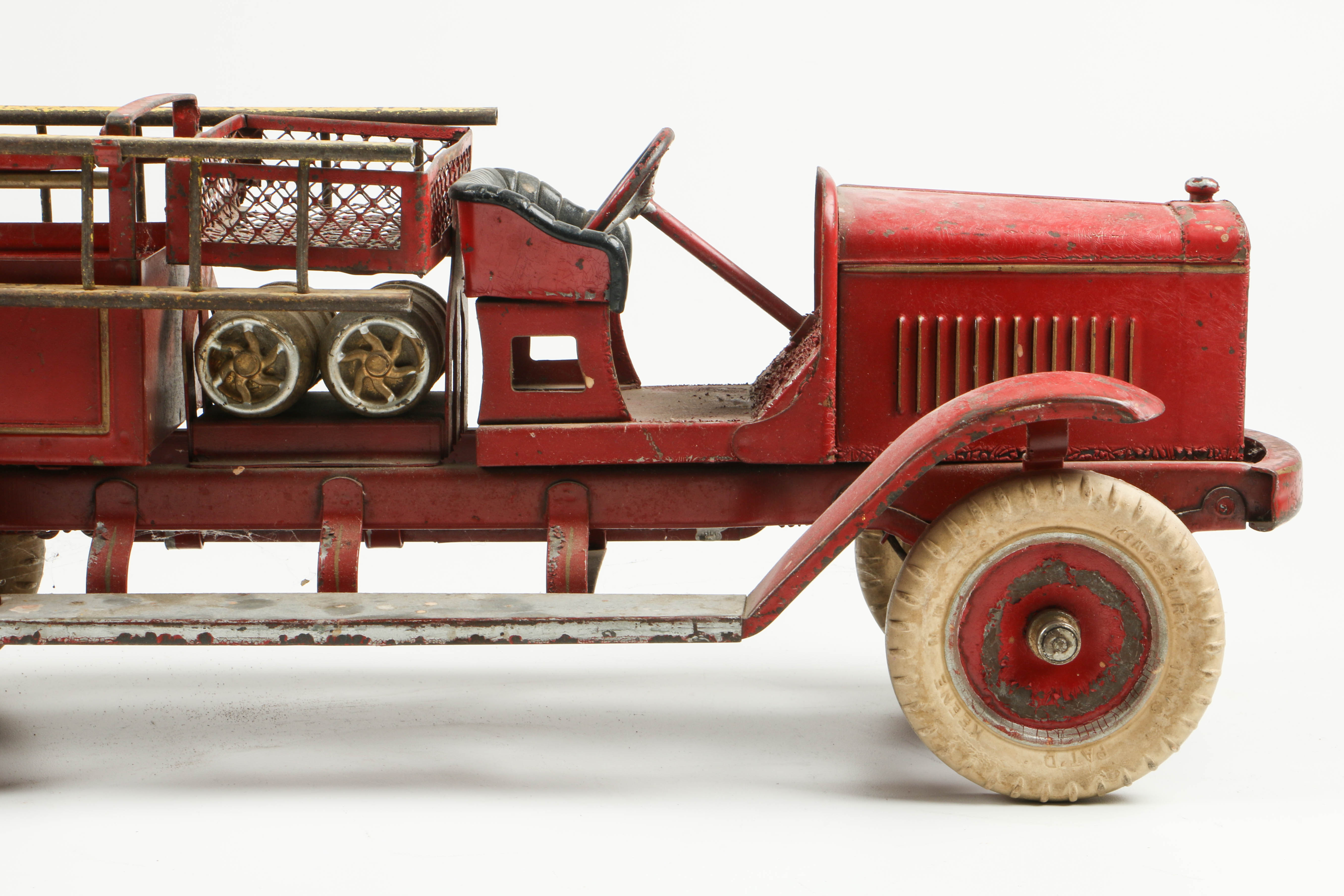 Kingsbury Toys Pressed Steel Chemical Fire Truck EBTH