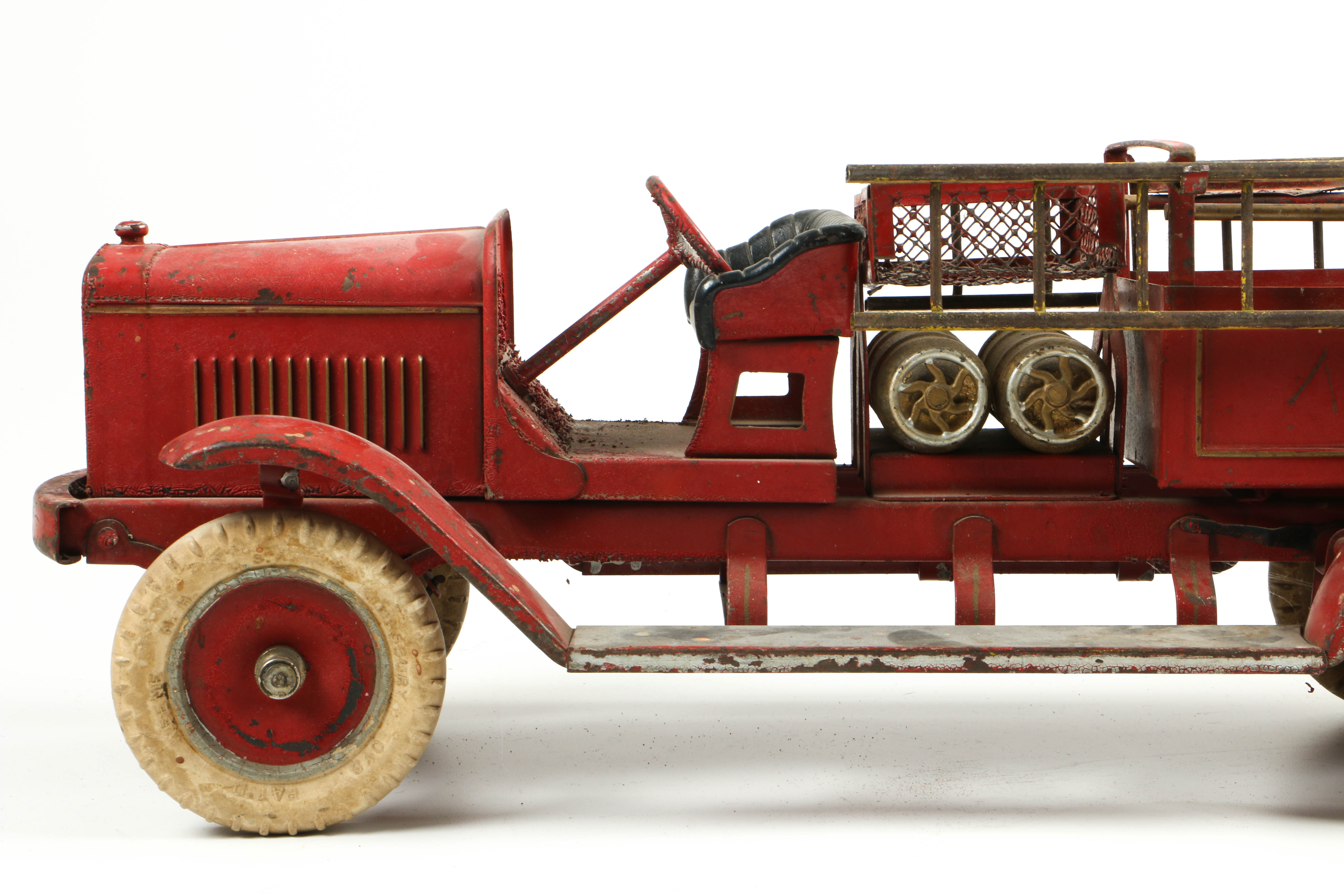 Kingsbury Toys Pressed Steel Chemical Fire Truck EBTH