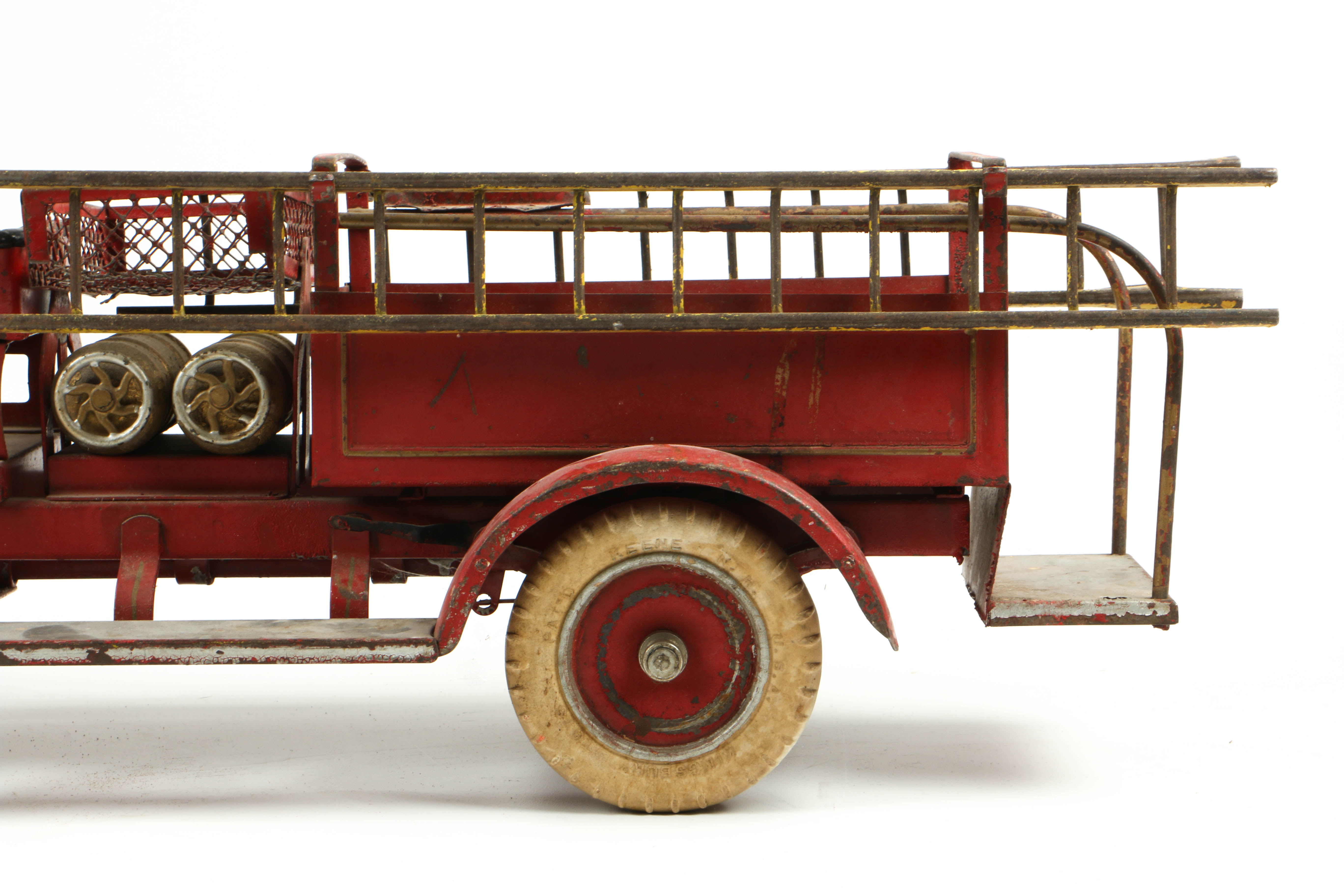 Kingsbury Toys Pressed Steel Chemical Fire Truck EBTH