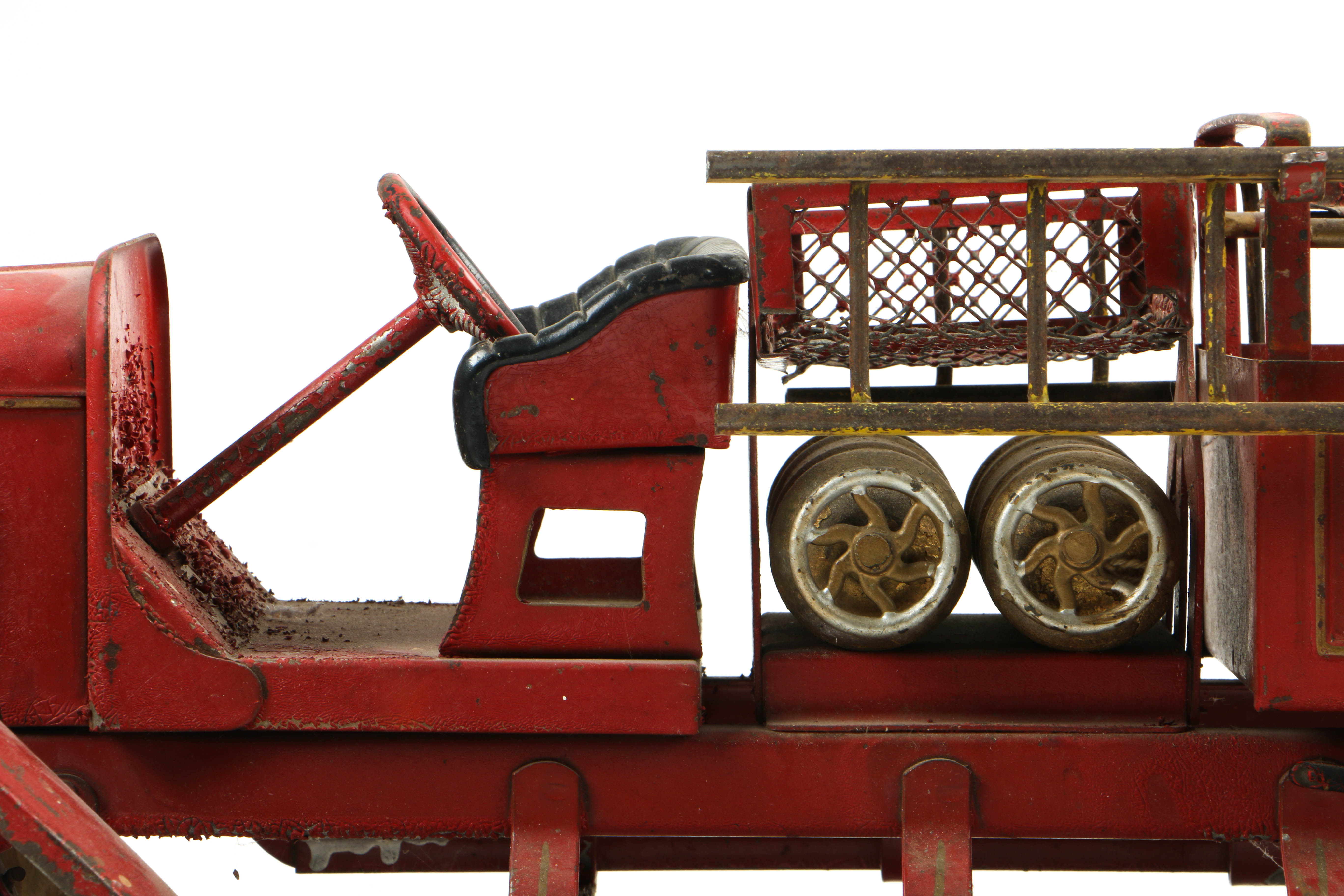 Kingsbury Toys Pressed Steel Chemical Fire Truck EBTH