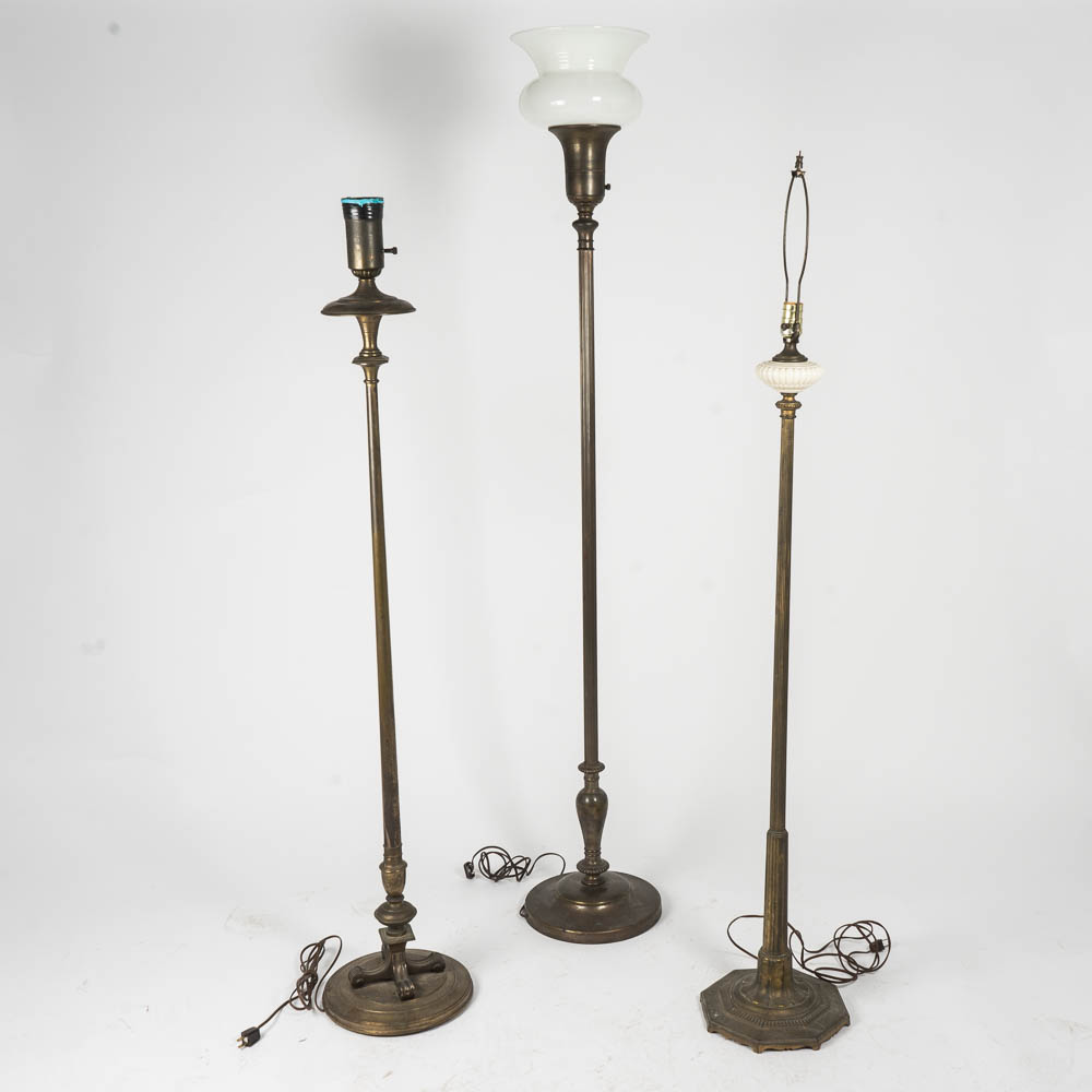 Vintage Brass Floor Lamps EBTH