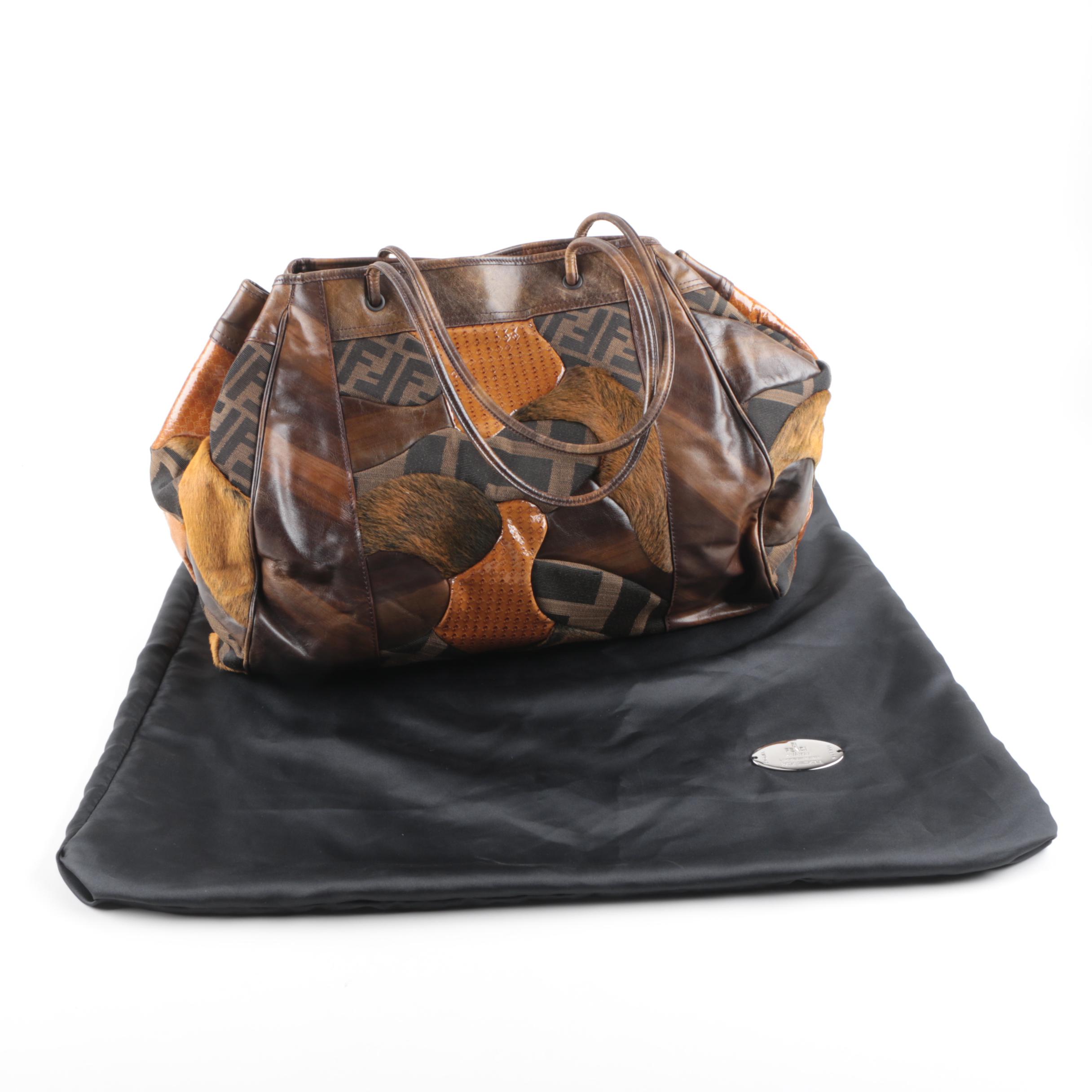 fendi patchwork bag