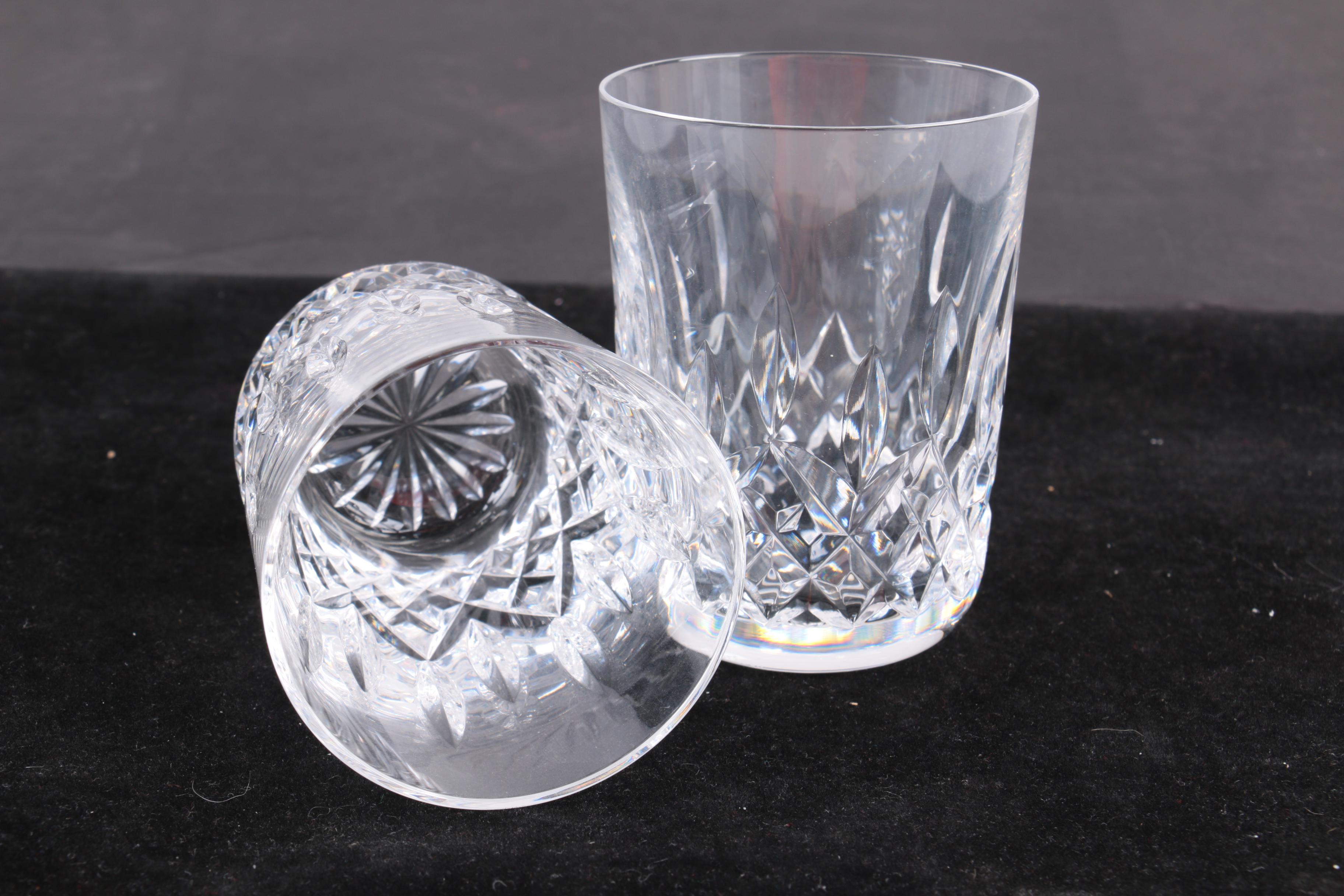 Waterford Crystal "Lismore" Old Fashioned Glasses EBTH