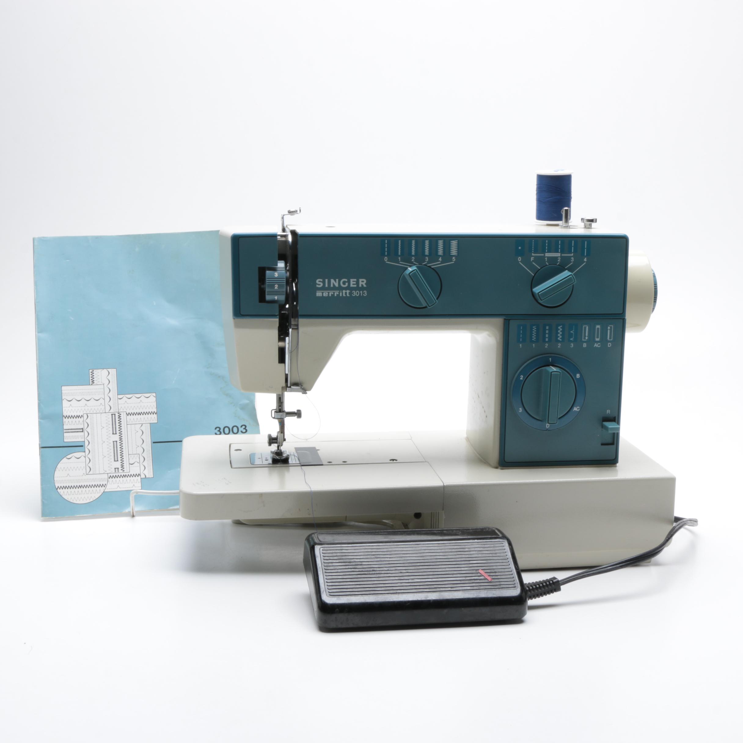 PRIORITYSinger "Merritt 3013" Sewing Machine EBTH