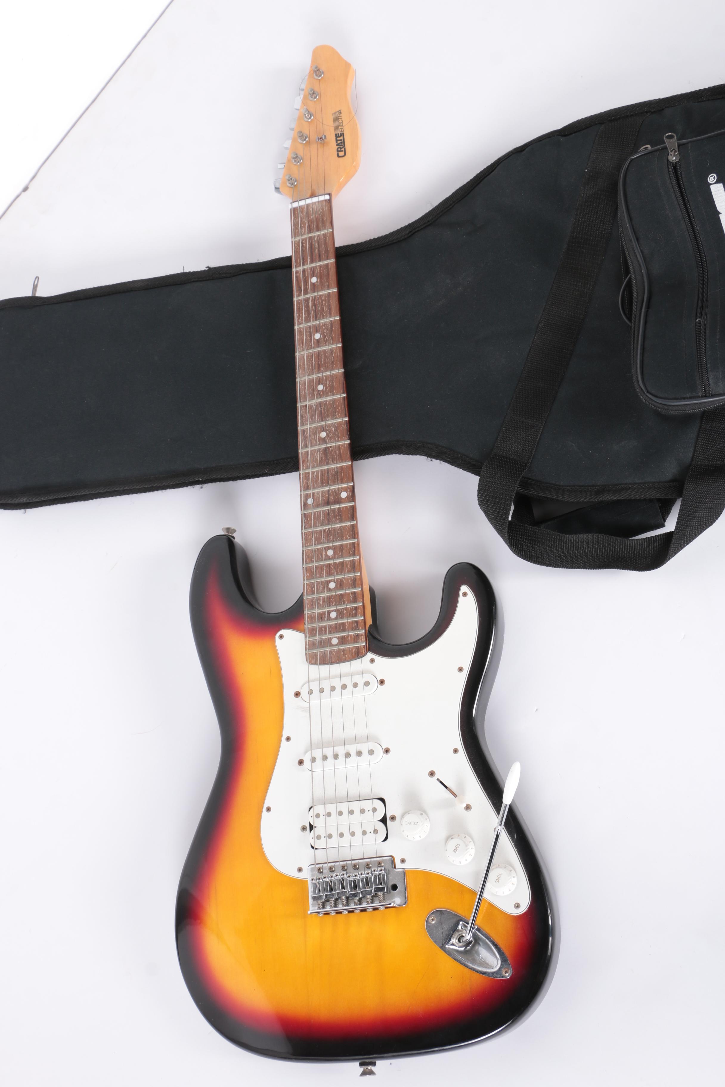 Crate Electra Guitar with Accessories EBTH