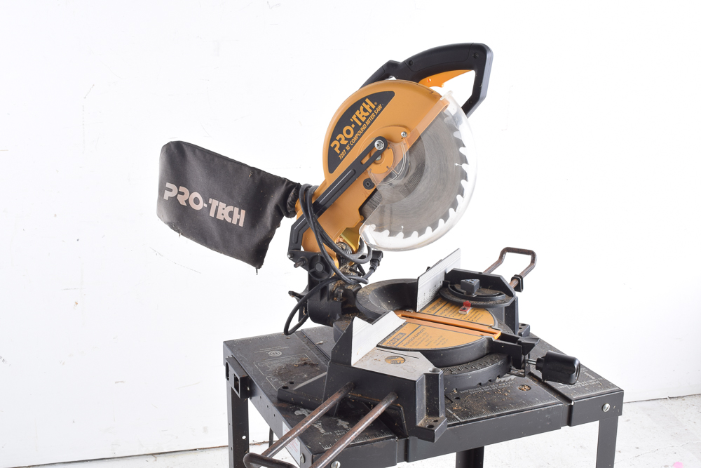 ProTech 10" Compound Miter Saw With Table EBTH