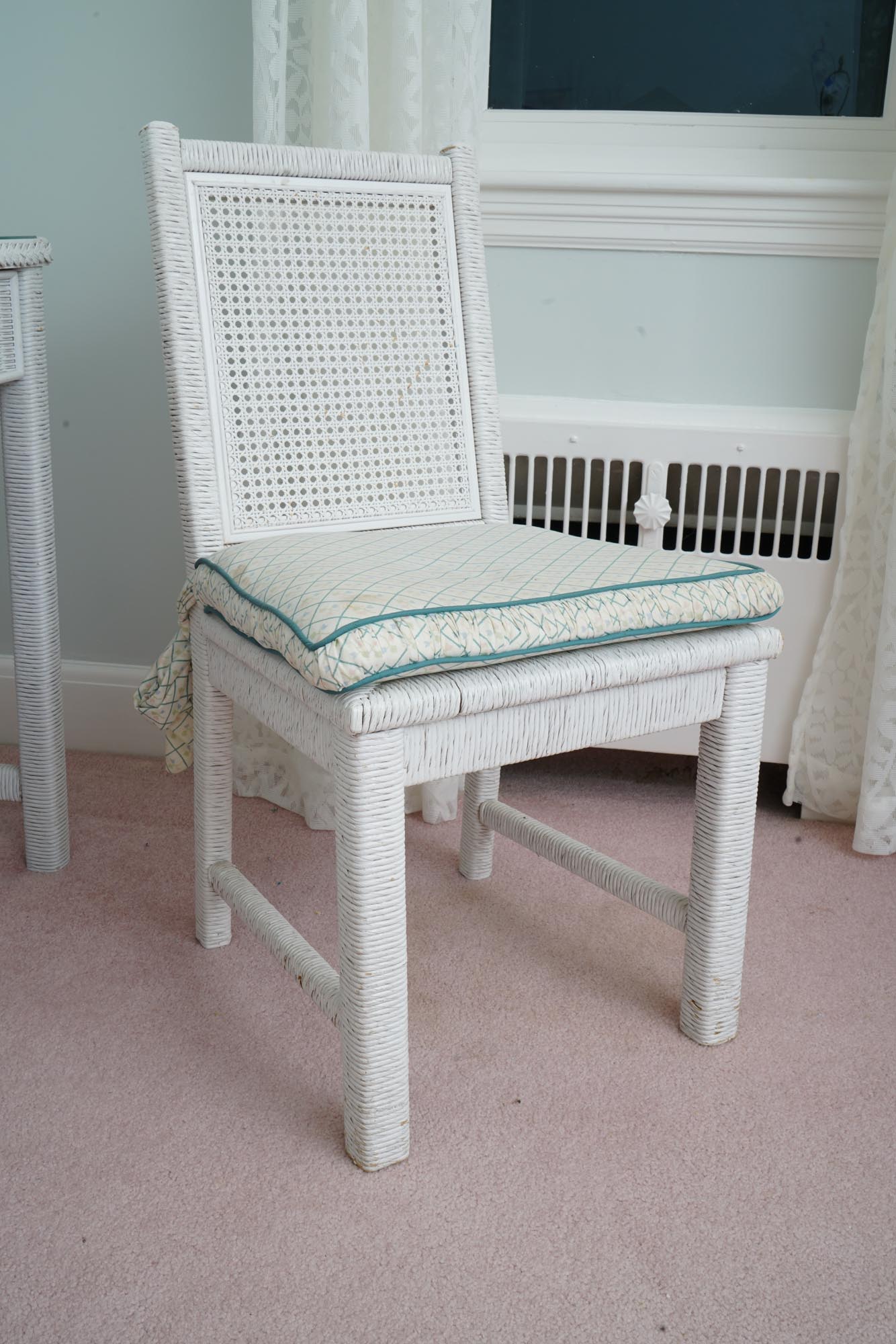 Henry Link Wicker Desk and Chair EBTH