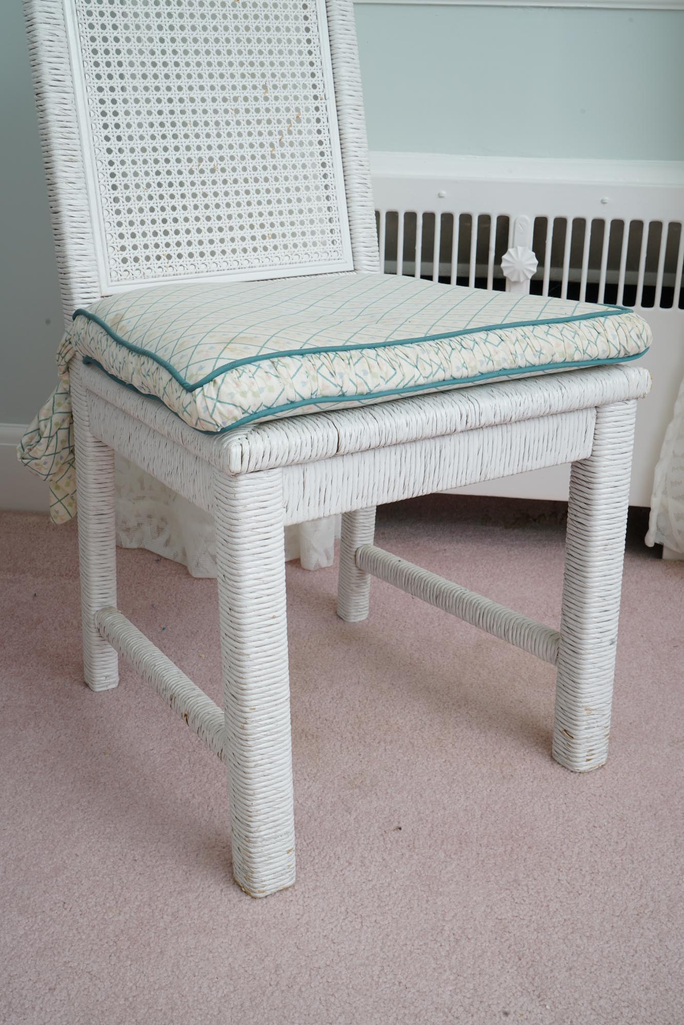 Henry Link Wicker Desk and Chair EBTH