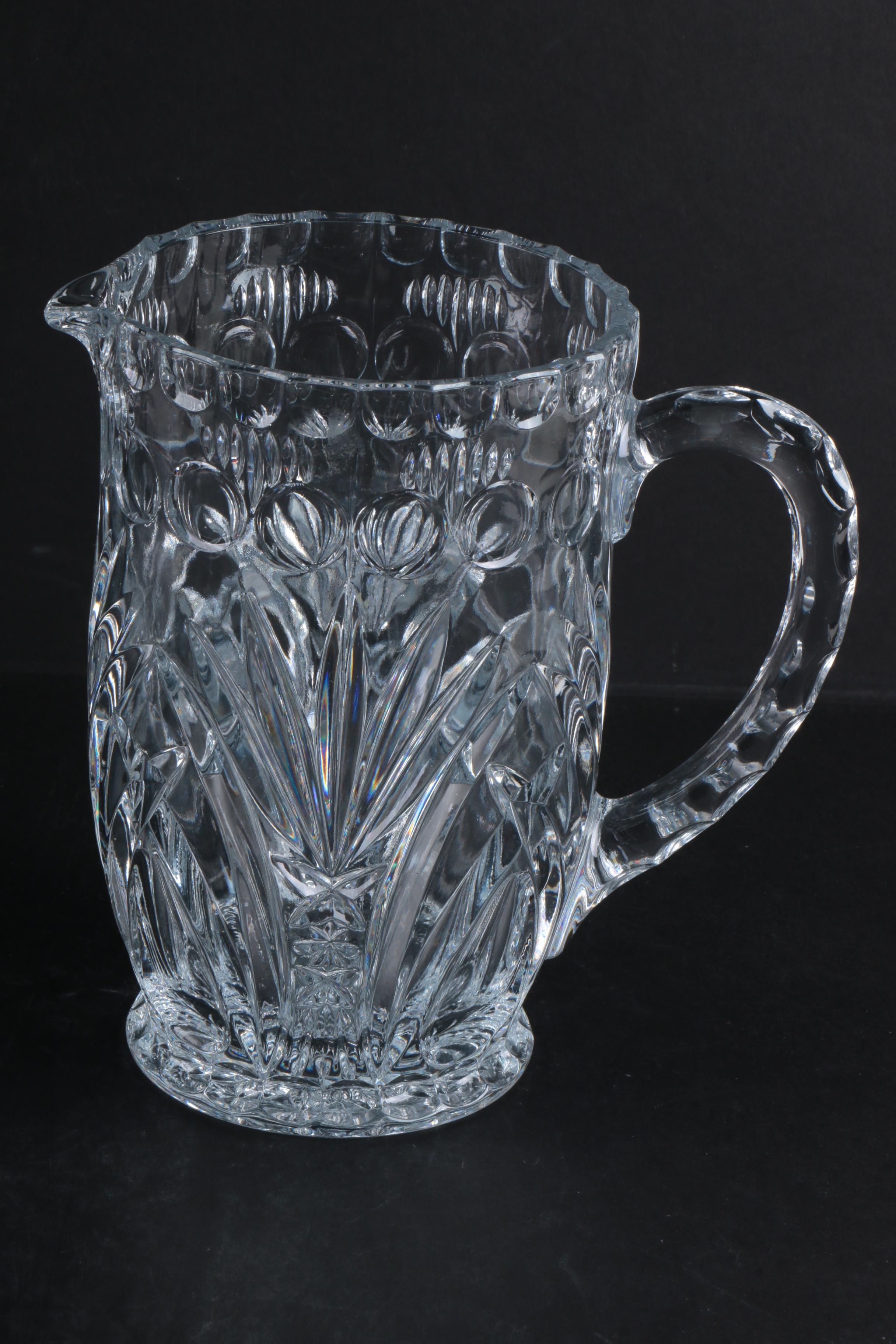 Crystal Pitchers and a Royal Crystal Rock Decanter EBTH