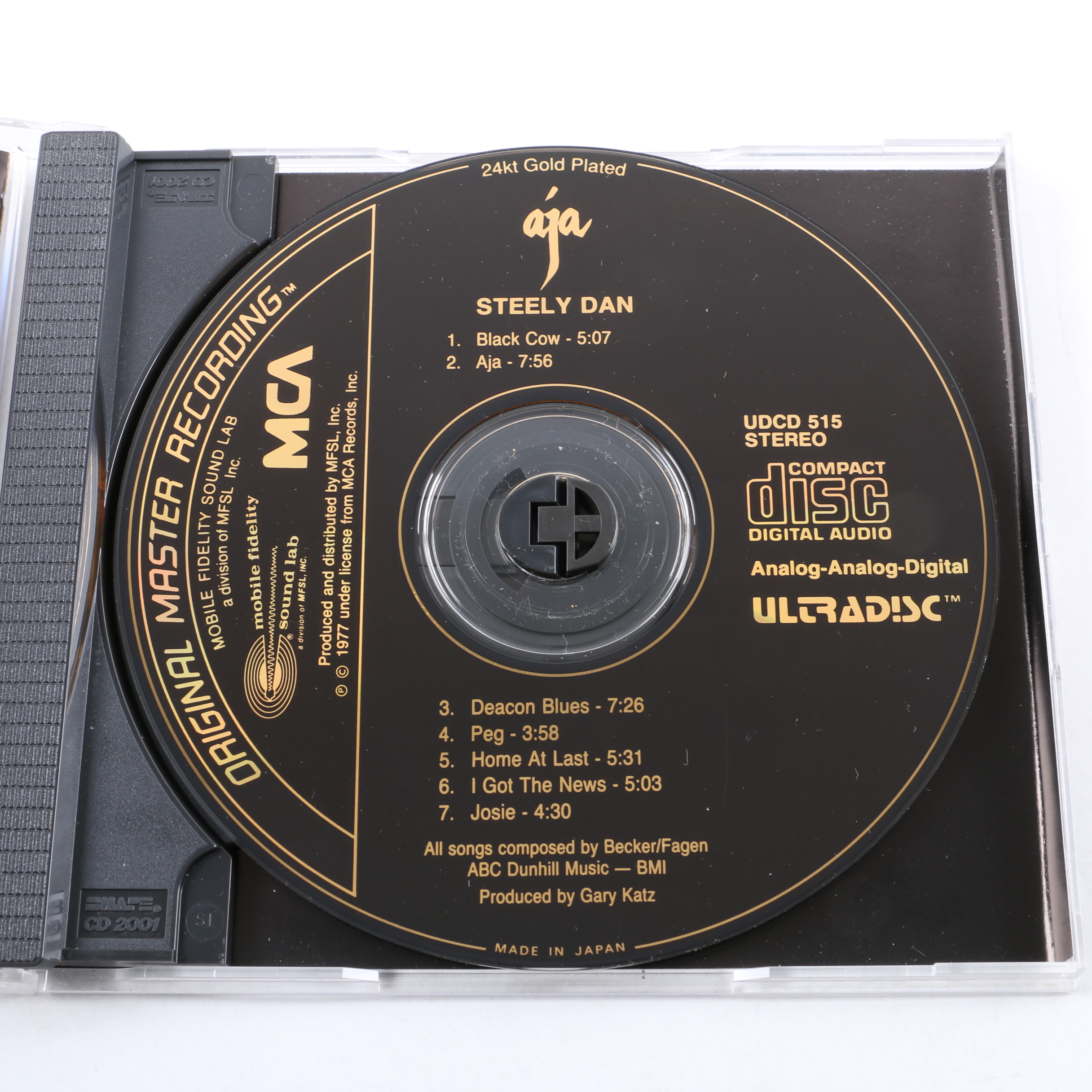 Steely Dan "Aja" and "Gaucho" Original Master Recording 24kt Gold