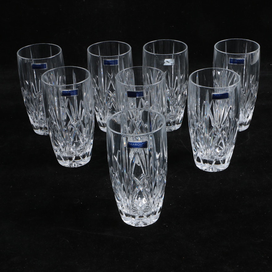 Marquis By Waterford Brookside Crystal Highball Glasses Ebth
