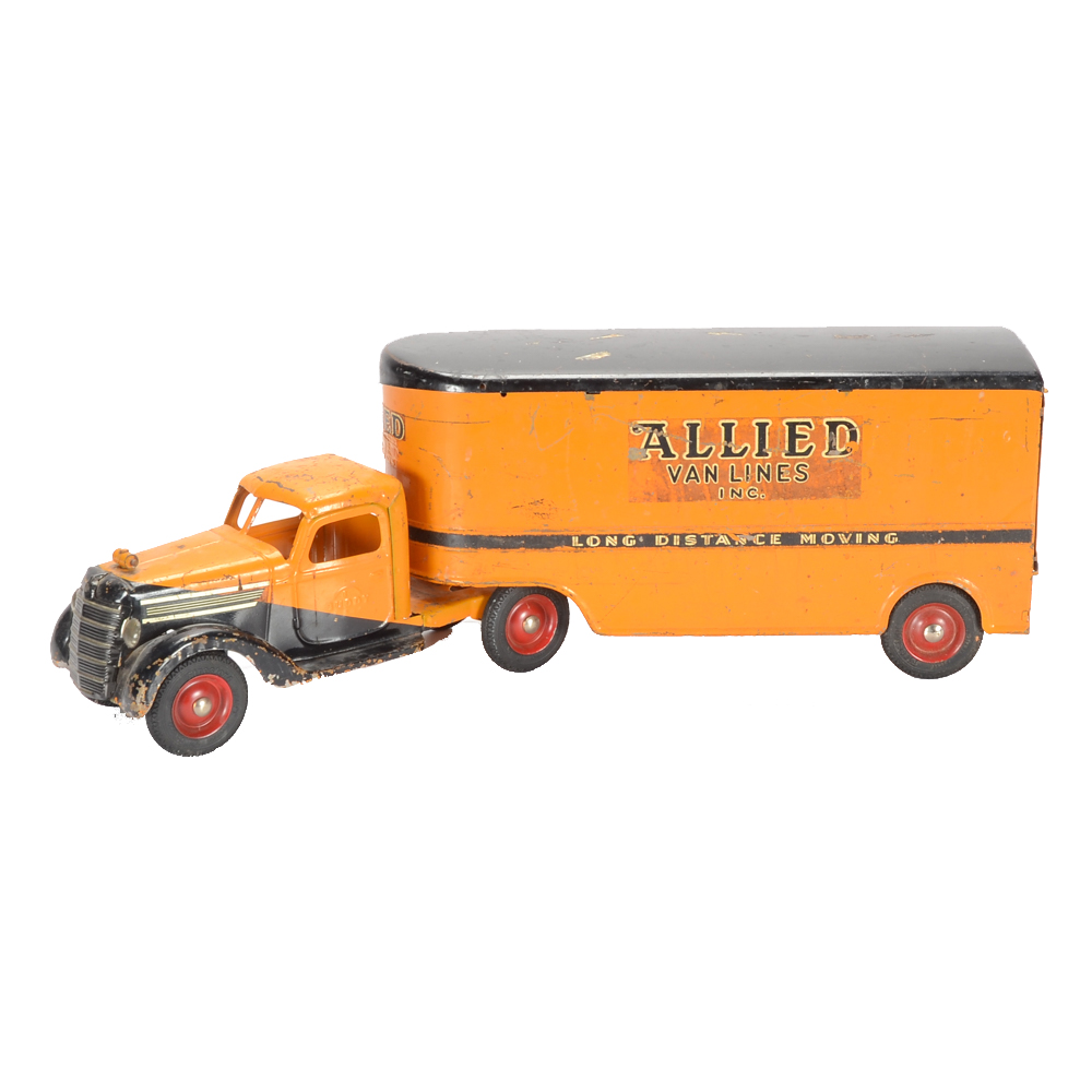 vintage allied van lines toy truck