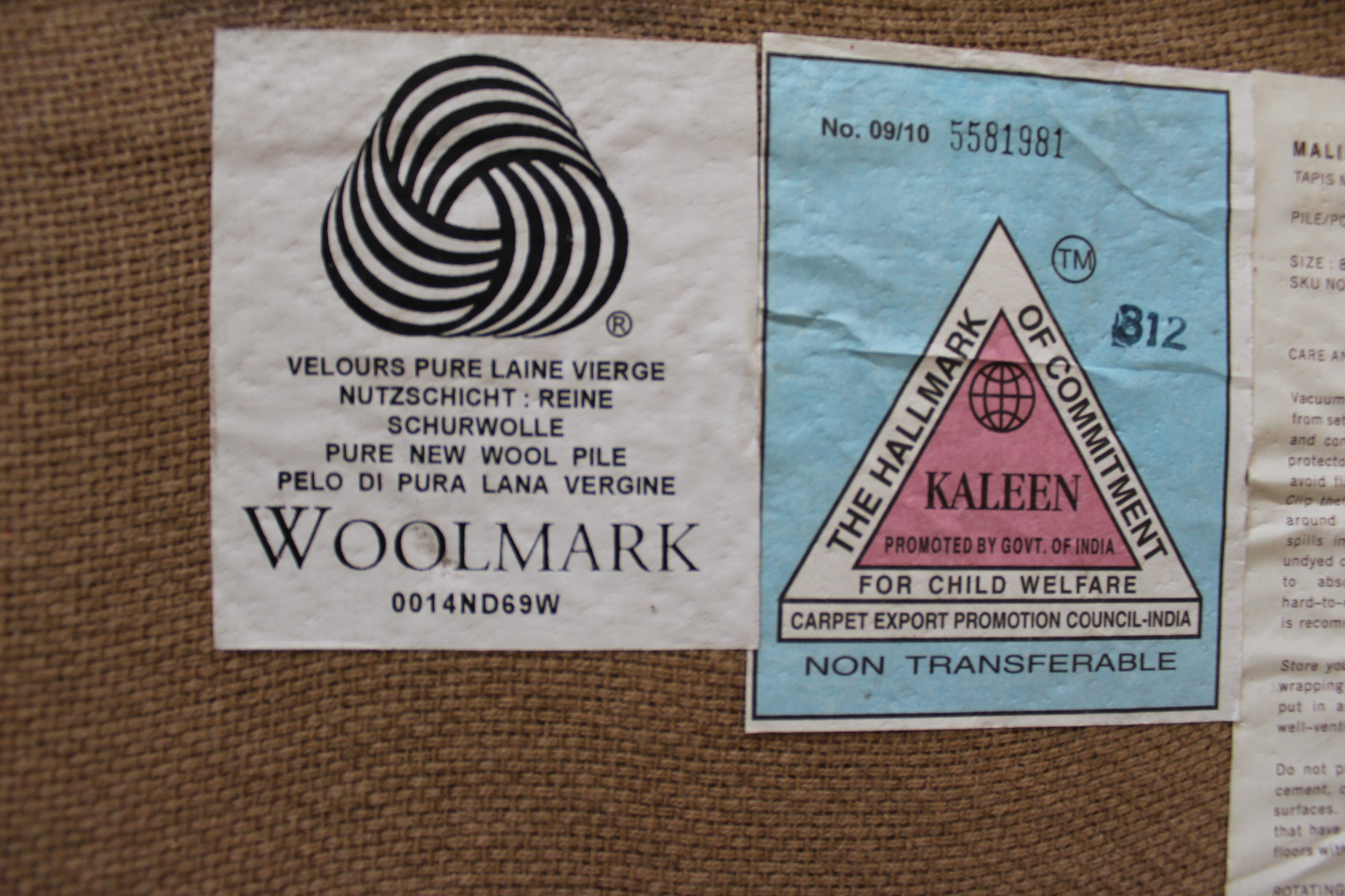 Pottery Barn "Malika Persian" Wool Area Rug EBTH