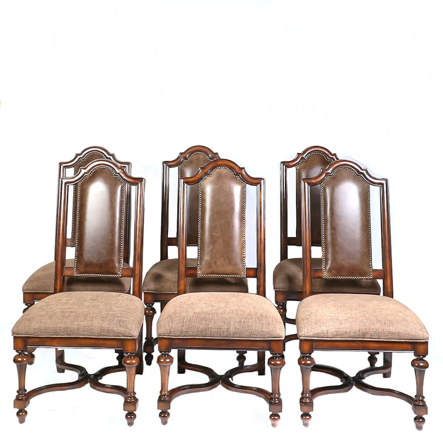 Jacobean Revival Style Side Chairs By Stanley Furniture Ebth