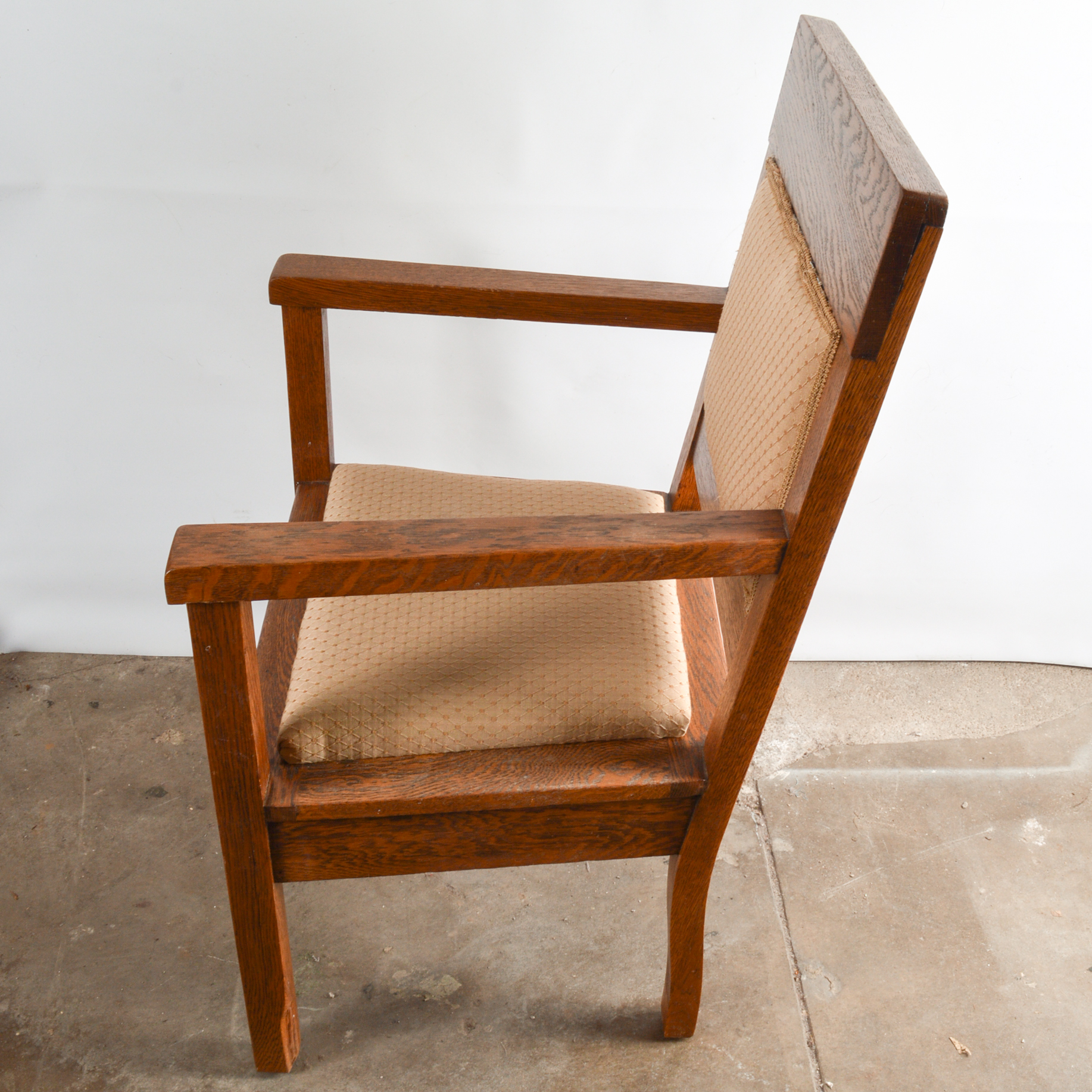 MissionStyle Oak Armchairs EBTH