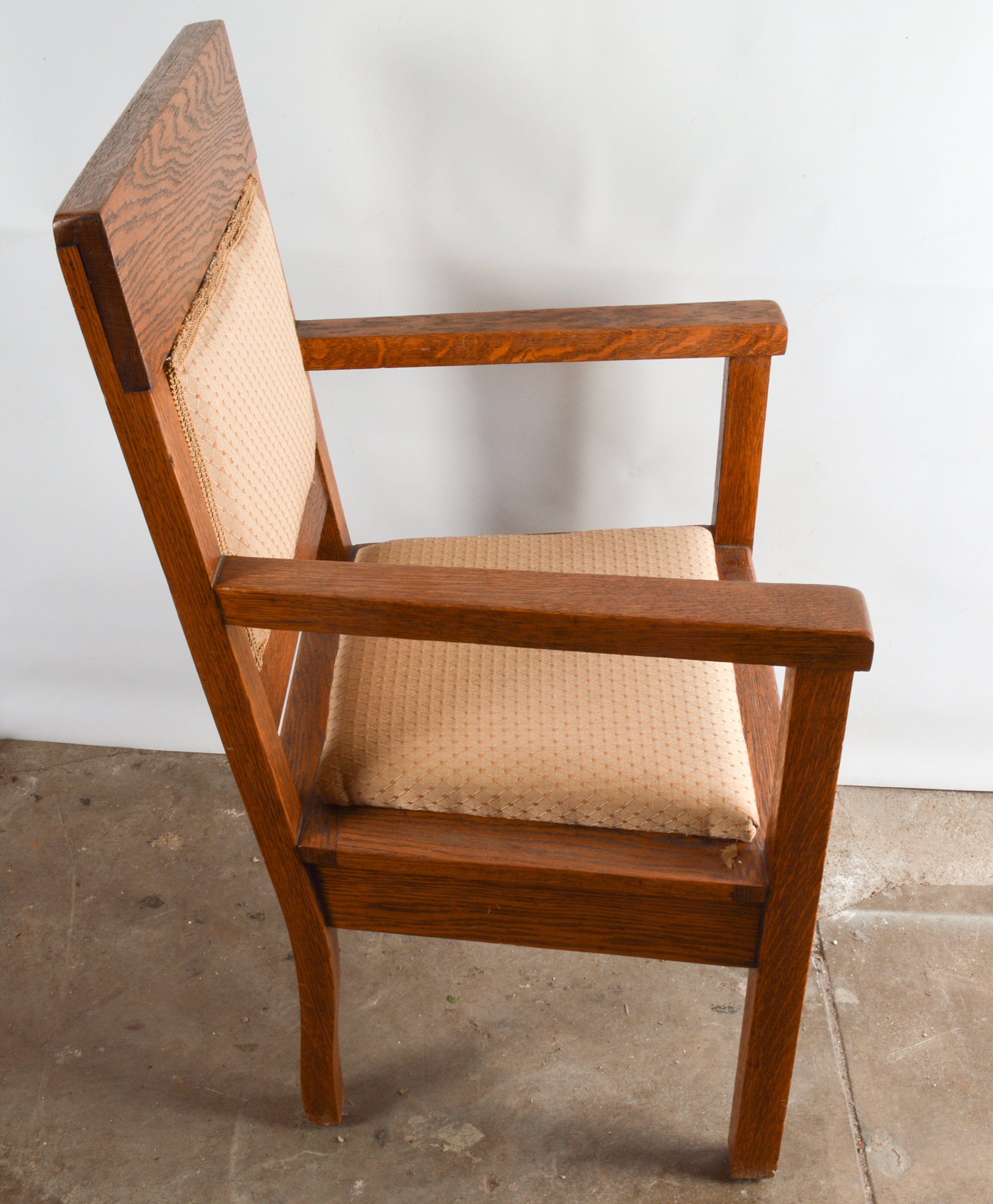 MissionStyle Oak Armchairs EBTH