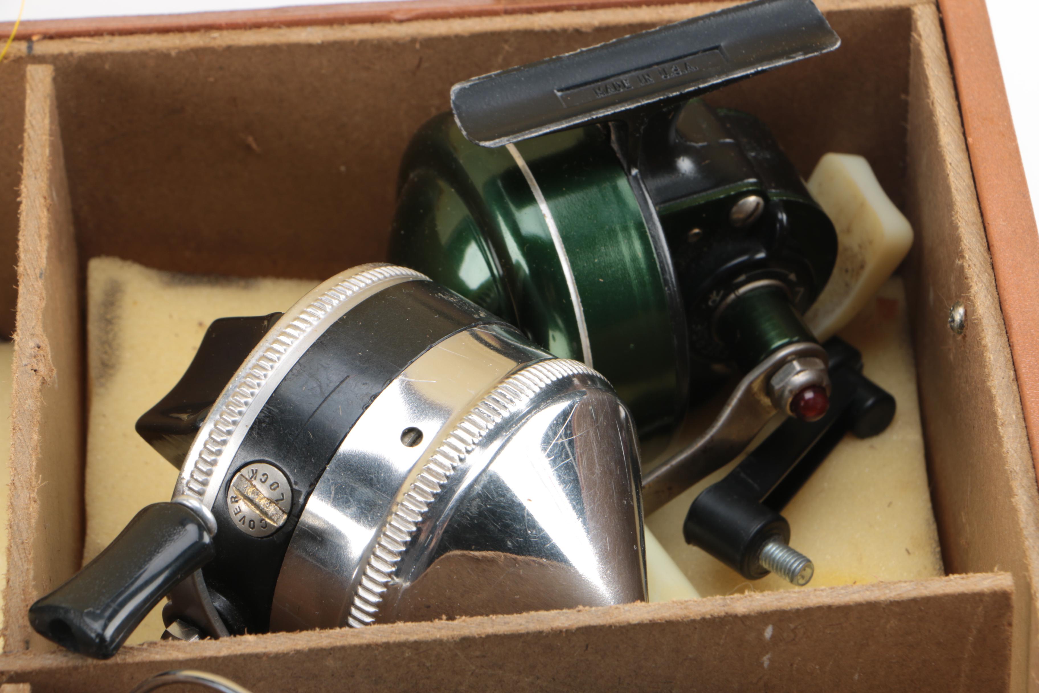 Vintage Fishing Reels and Ice Fishing TipUp EBTH