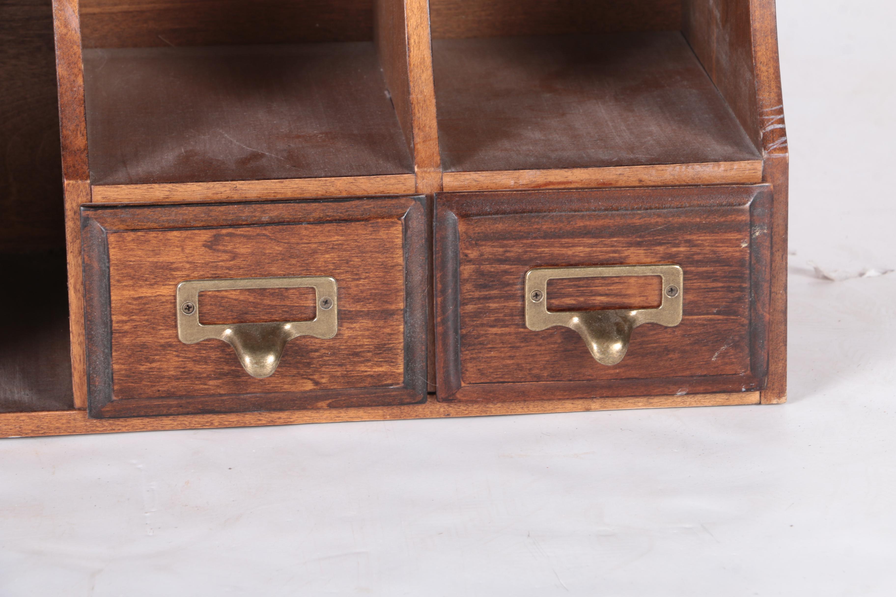 Vintage Desktop Organizer EBTH