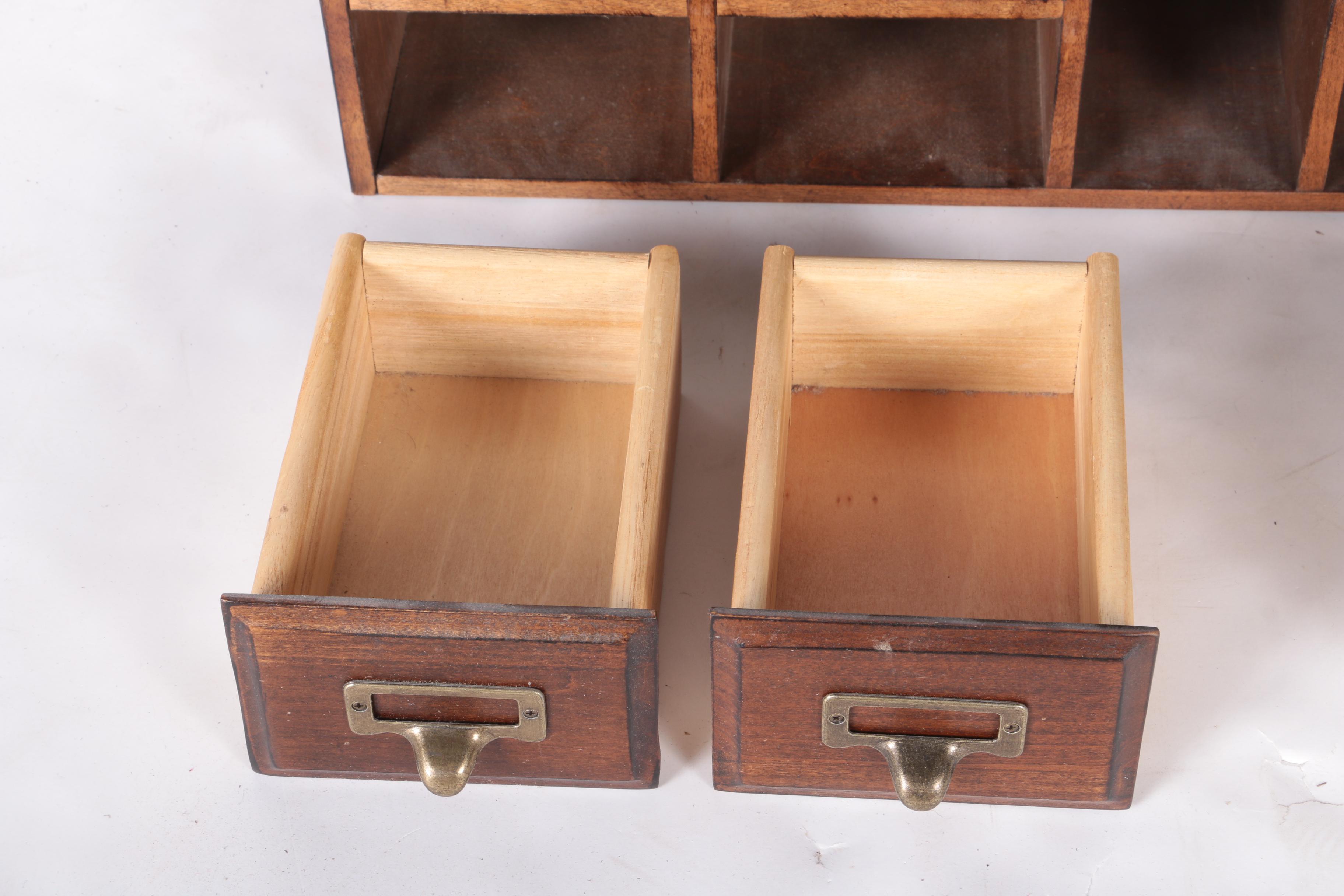 Vintage Desktop Organizer EBTH