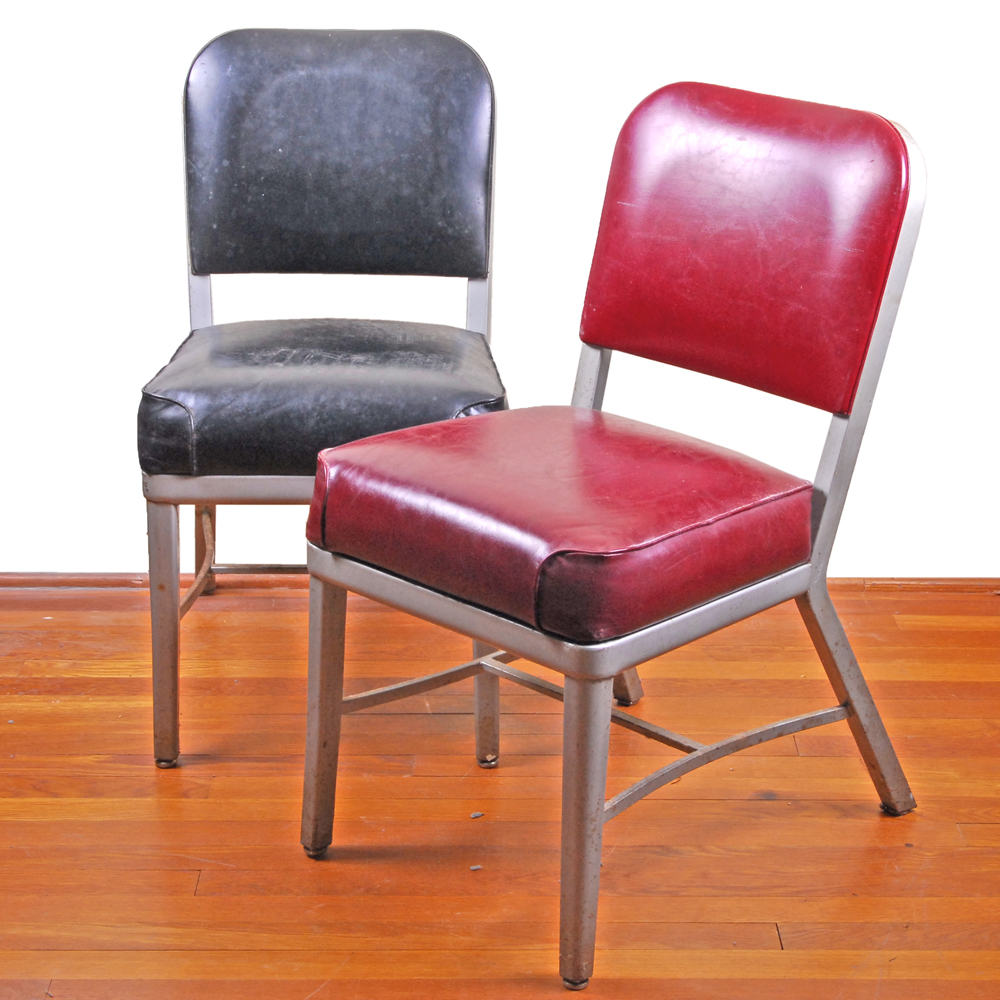 Vintage Mid Century Office Chairs By Cole Steel EBTH   RYK 6934 