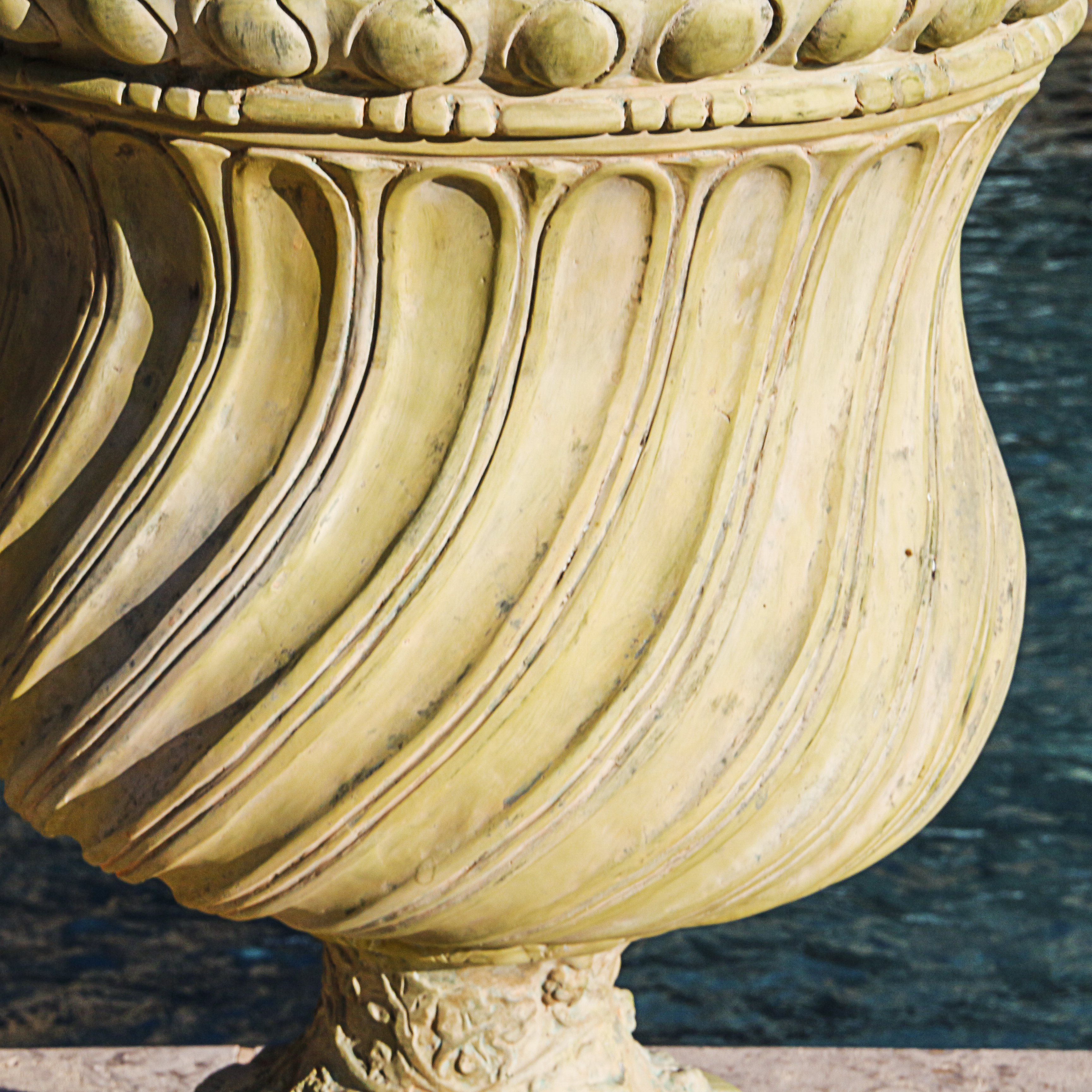 Cast Cement Urn Planter EBTH