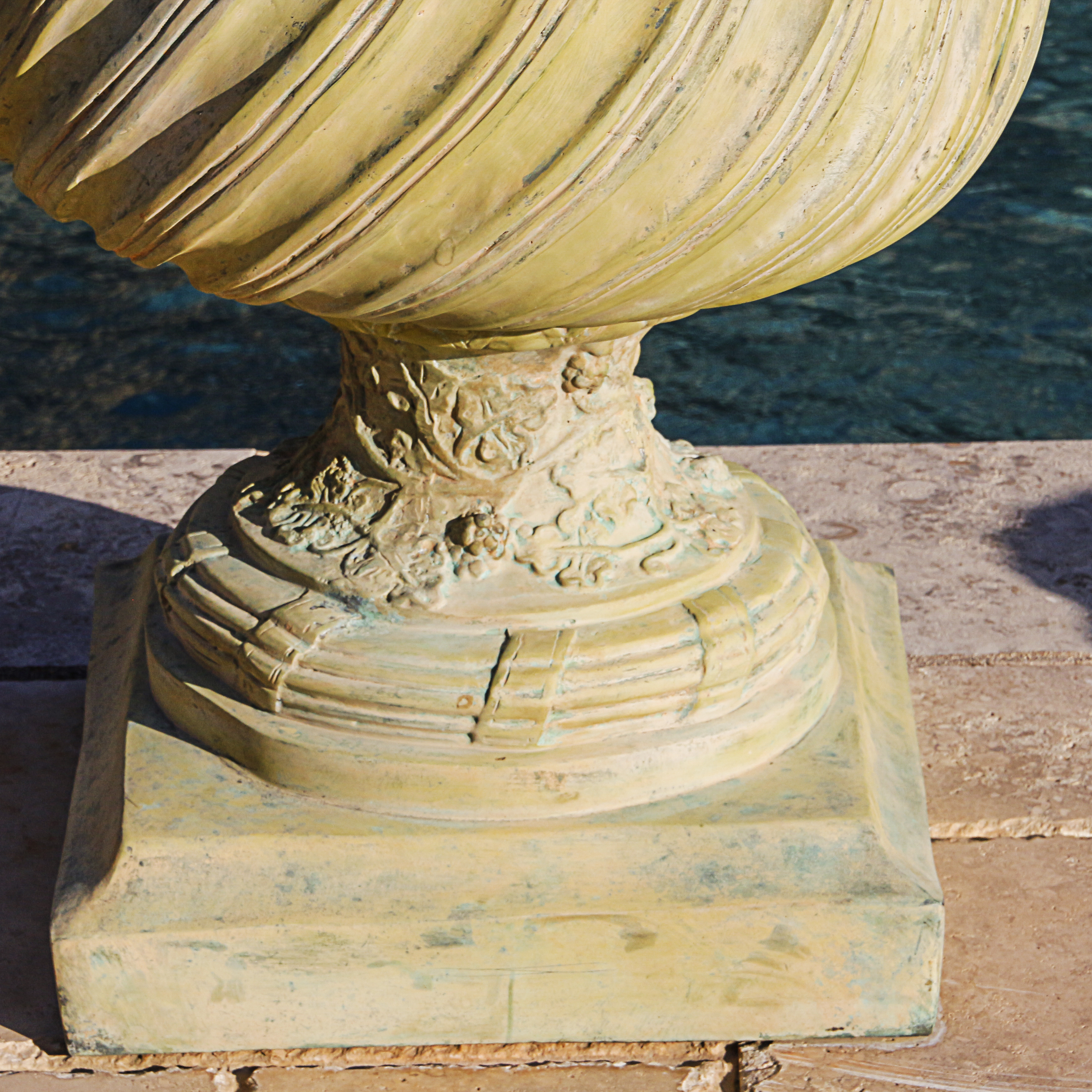 Cast Cement Urn Planter EBTH