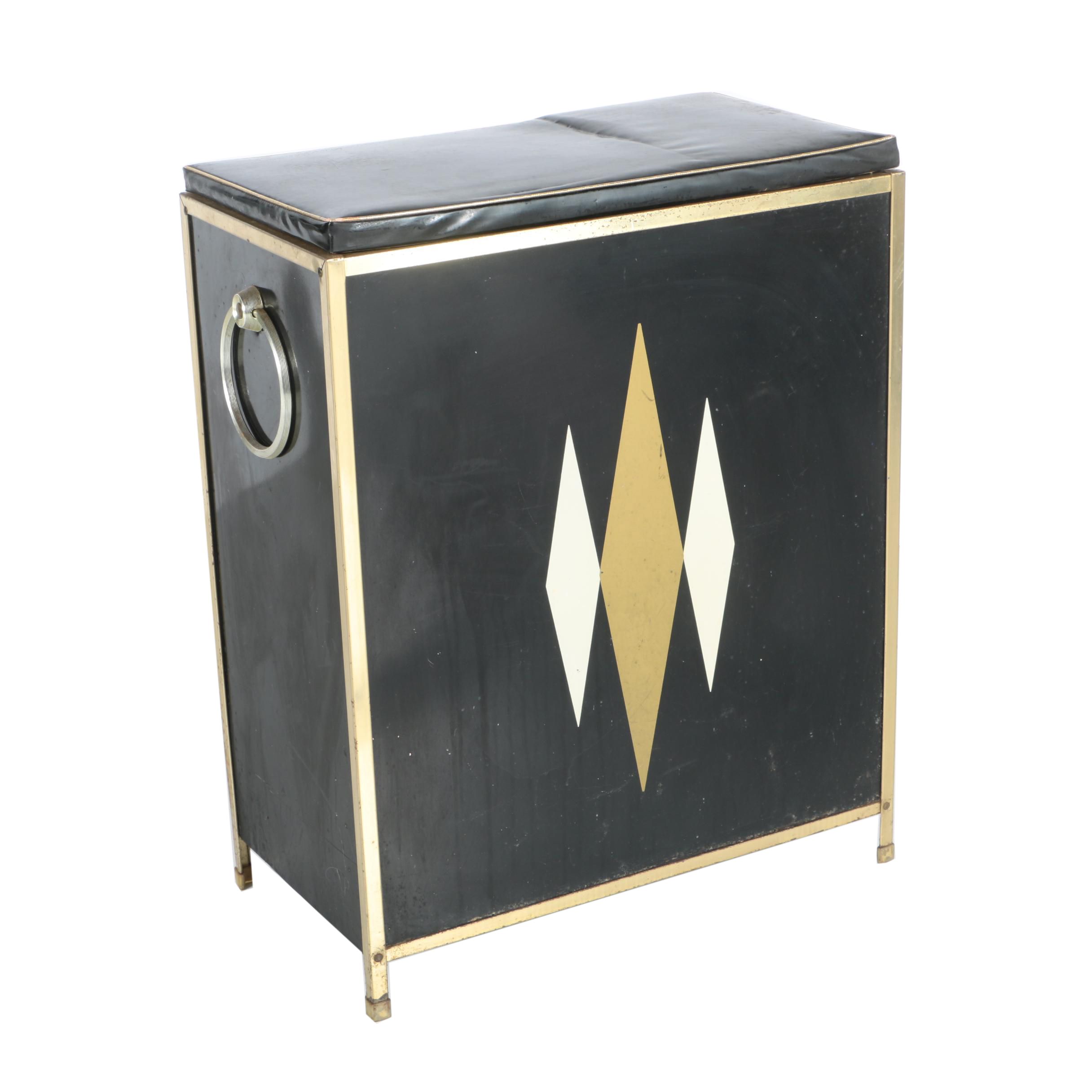 Mid Century Modern Style Laundry Hamper by Detecto EBTH