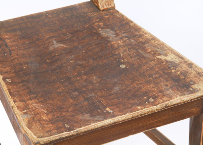 Antique Oak School Chair EBTH