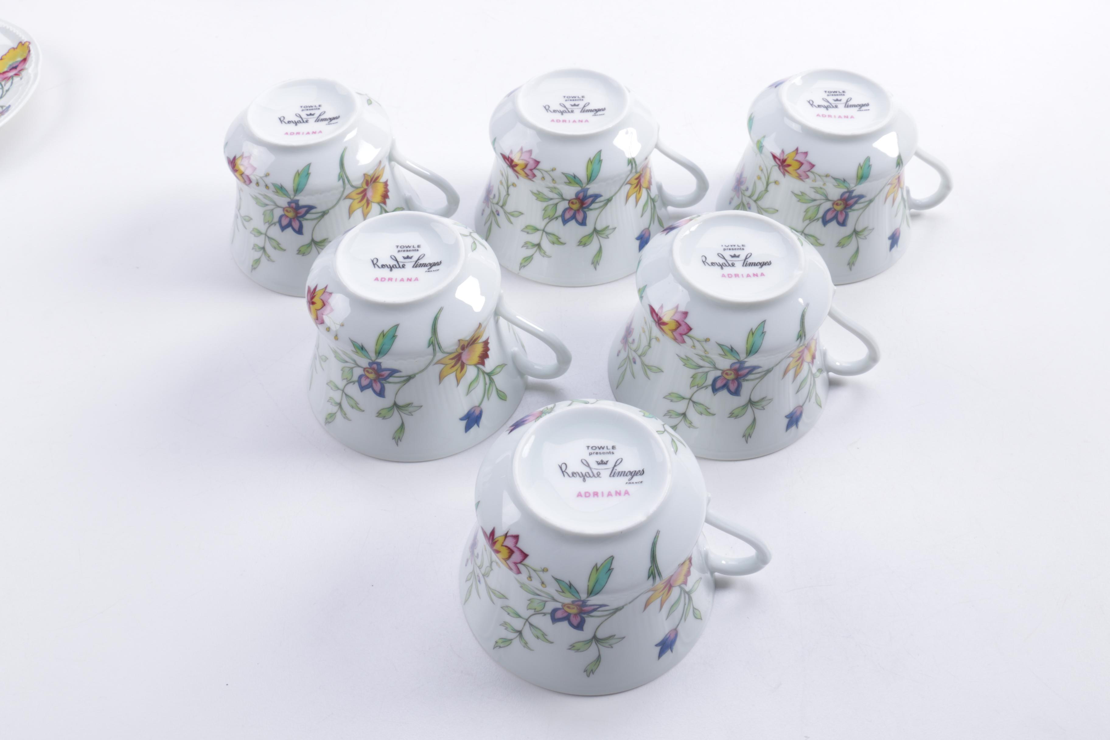 Royal Limoges "Adriana" Porcelain Tableware EBTH